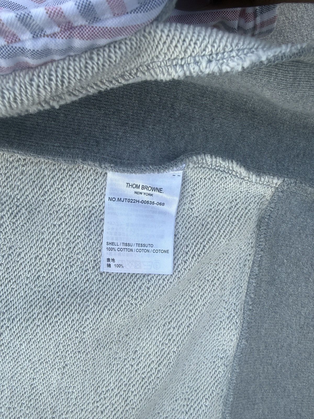 Thom Browne Thom Browne Classic Loopback 4-Bar Zip Hoodie Size US M / EU 48-50 / 2 - 8 Thumbnail