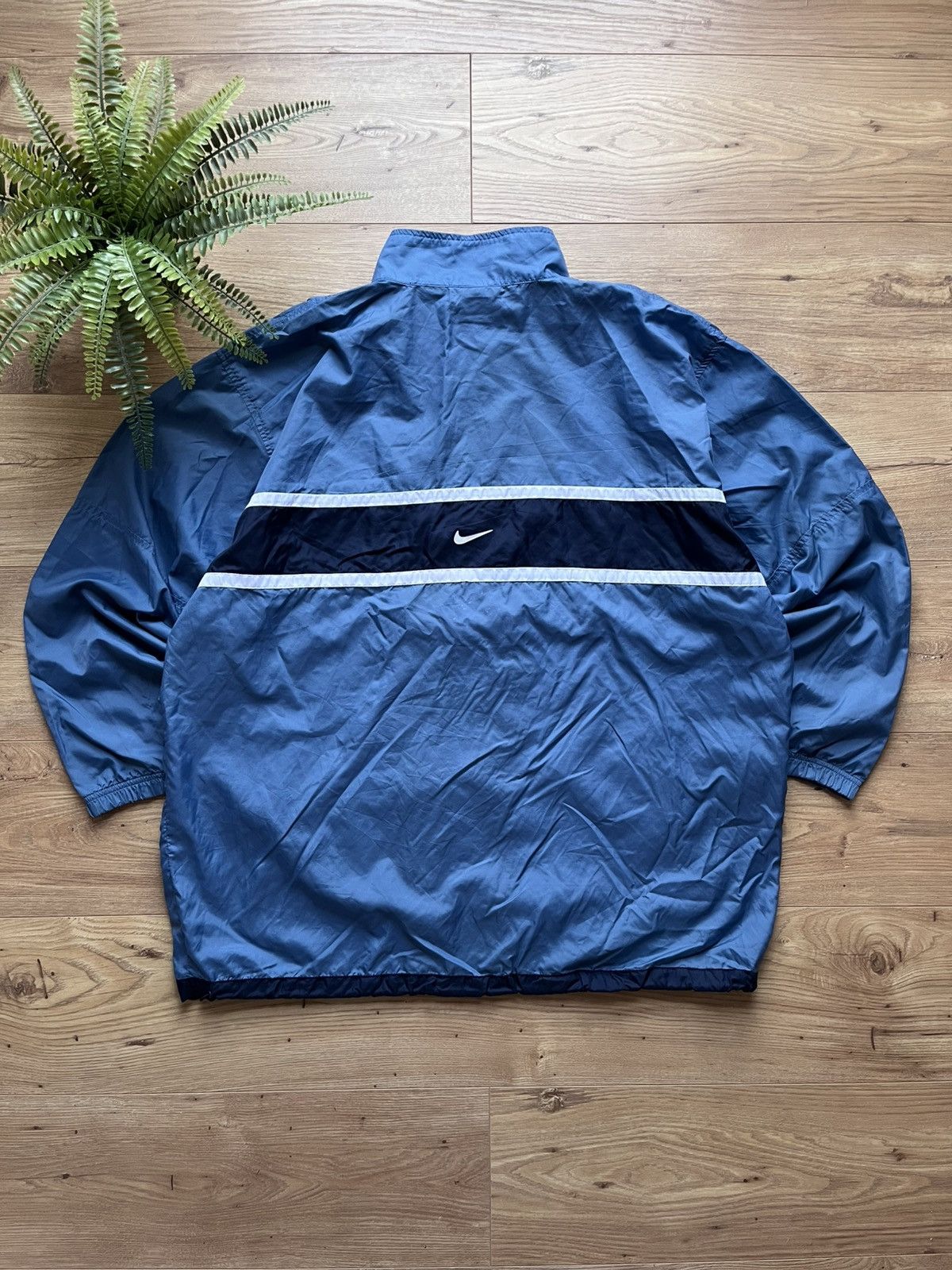 Nike 90’s NIKE RETRO SPELLOUT LOGO SWOOSH VINTAGE TRACK JACKET Size US XL / EU 56 / 4 - 2 Thumbnail
