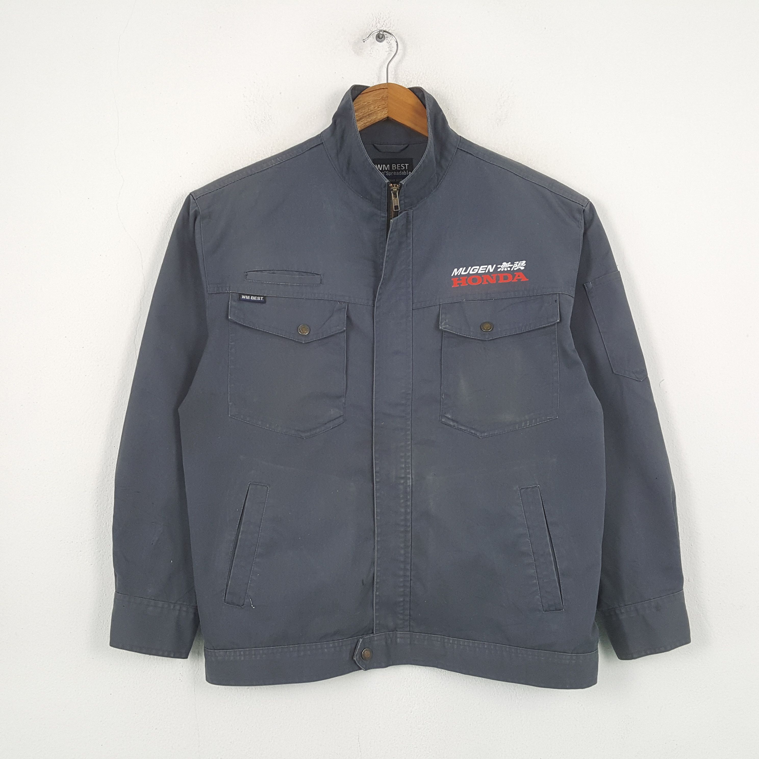 Japanese Brand × Vintage Vintage MUGEN HONDA Japan Racing Custom Jacket C288N18 Size US L / EU 52-54 / 3 - 3 Thumbnail