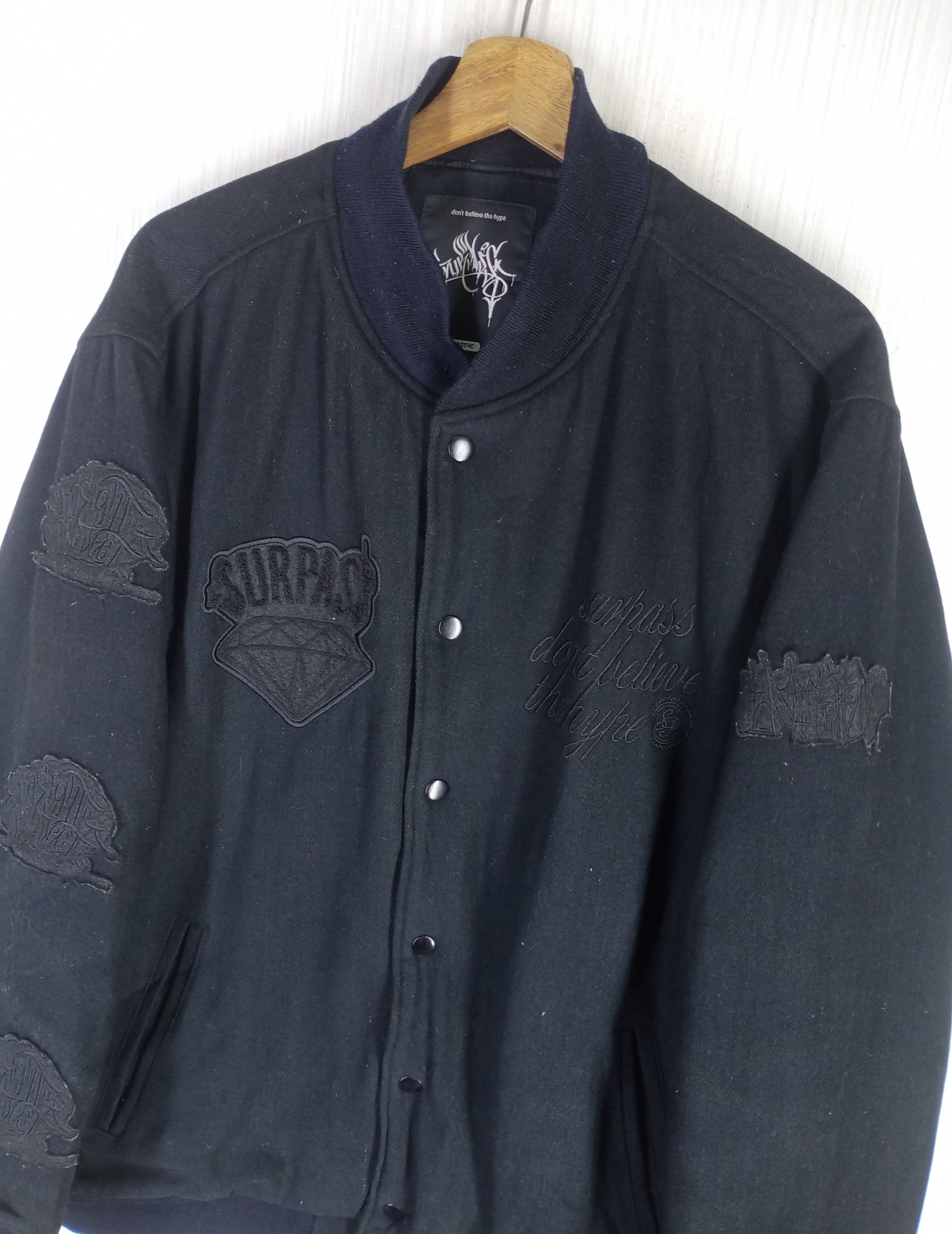 Japanese Brand Rare Surpass 8th Anni.Height Project Varsity Jacket Size US L / EU 52-54 / 3 - 6 Thumbnail