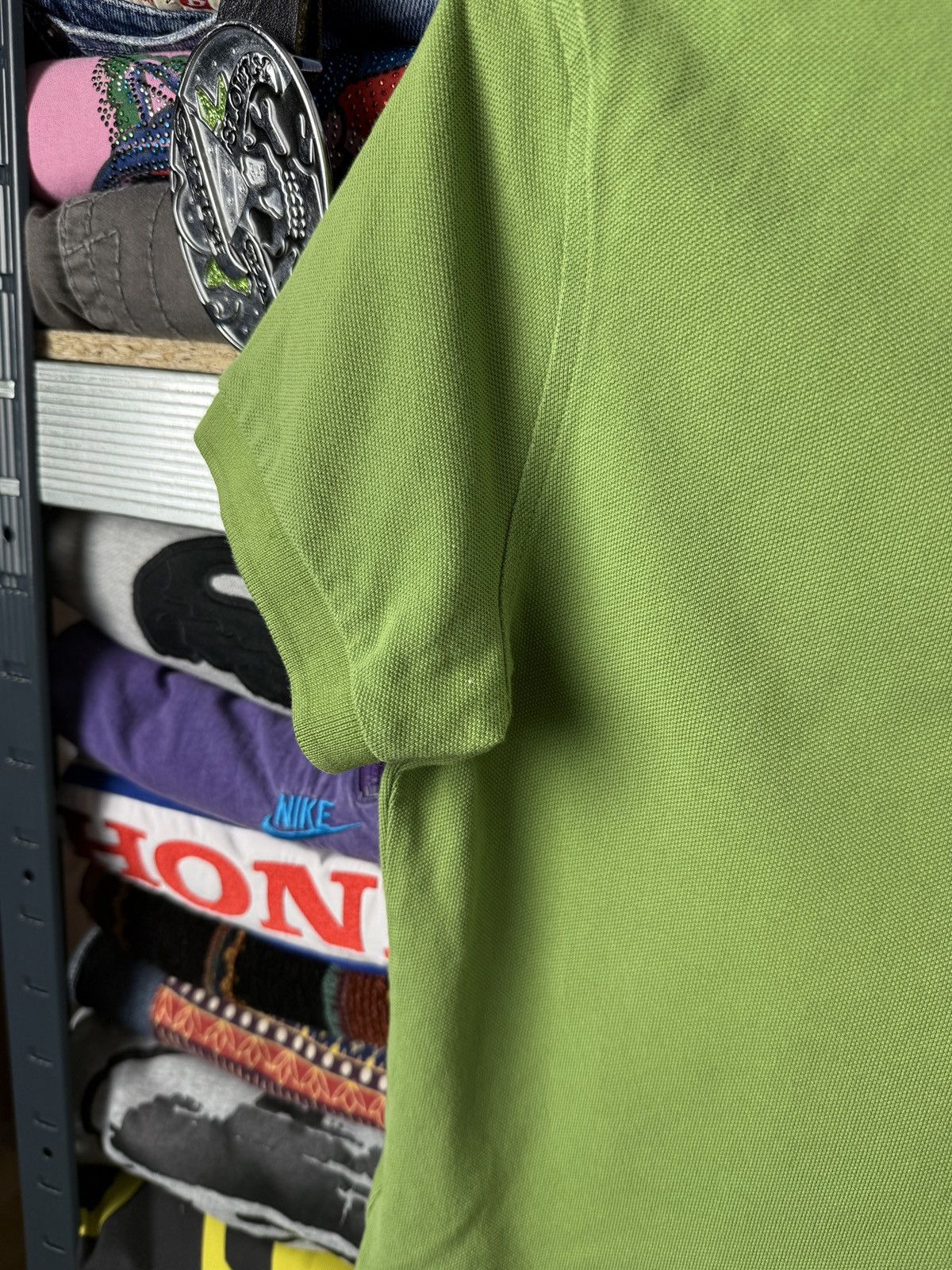 Burberry Vintage Green Burberry Polo Tee Size M / US 6-8 / IT 42-44 - 7 Thumbnail