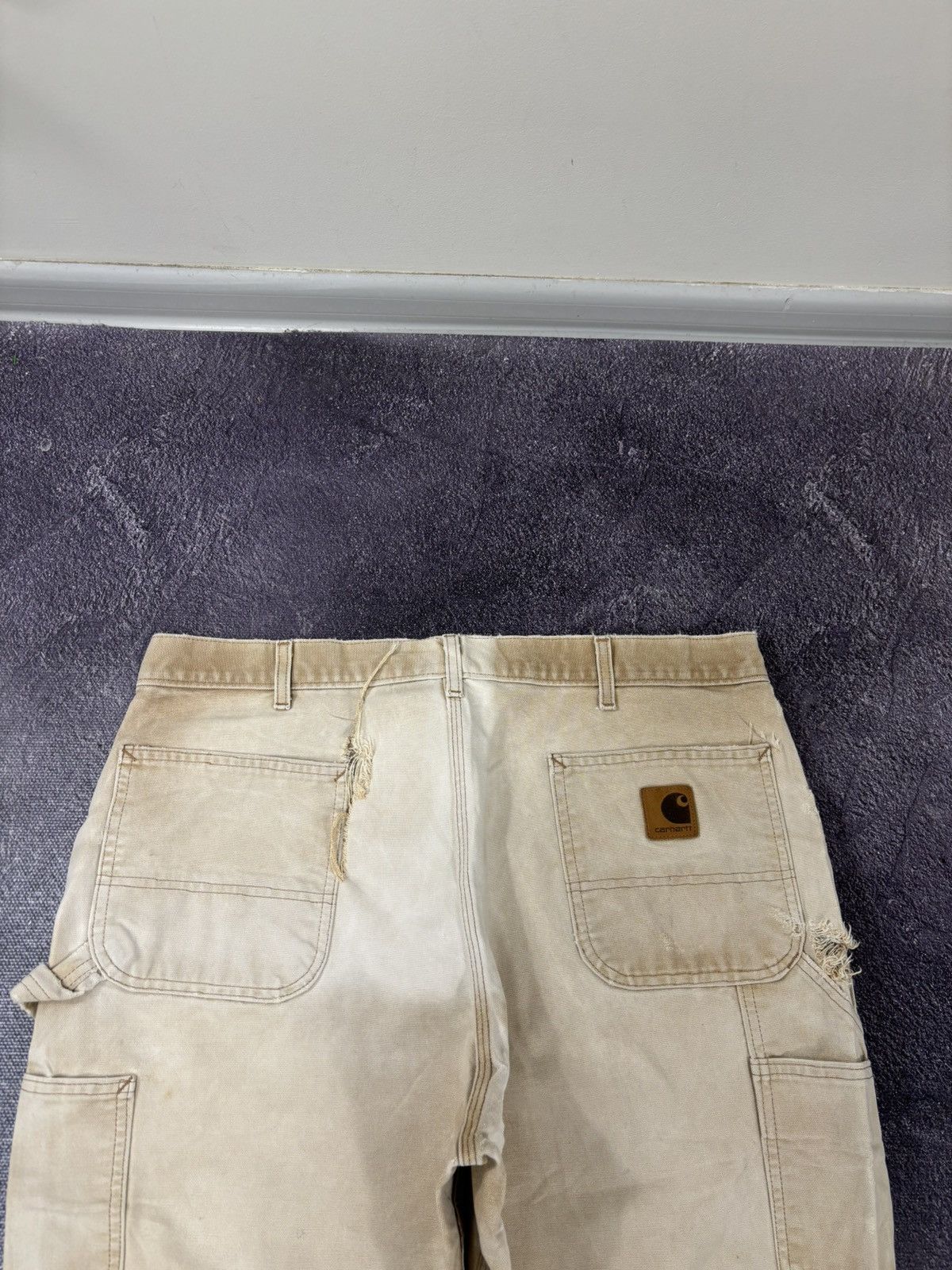 Carhartt Vintage 90s Carhartt USA Faded Work Hype Skate Baggy Pants Size US 38 / EU 54 - 6 Thumbnail