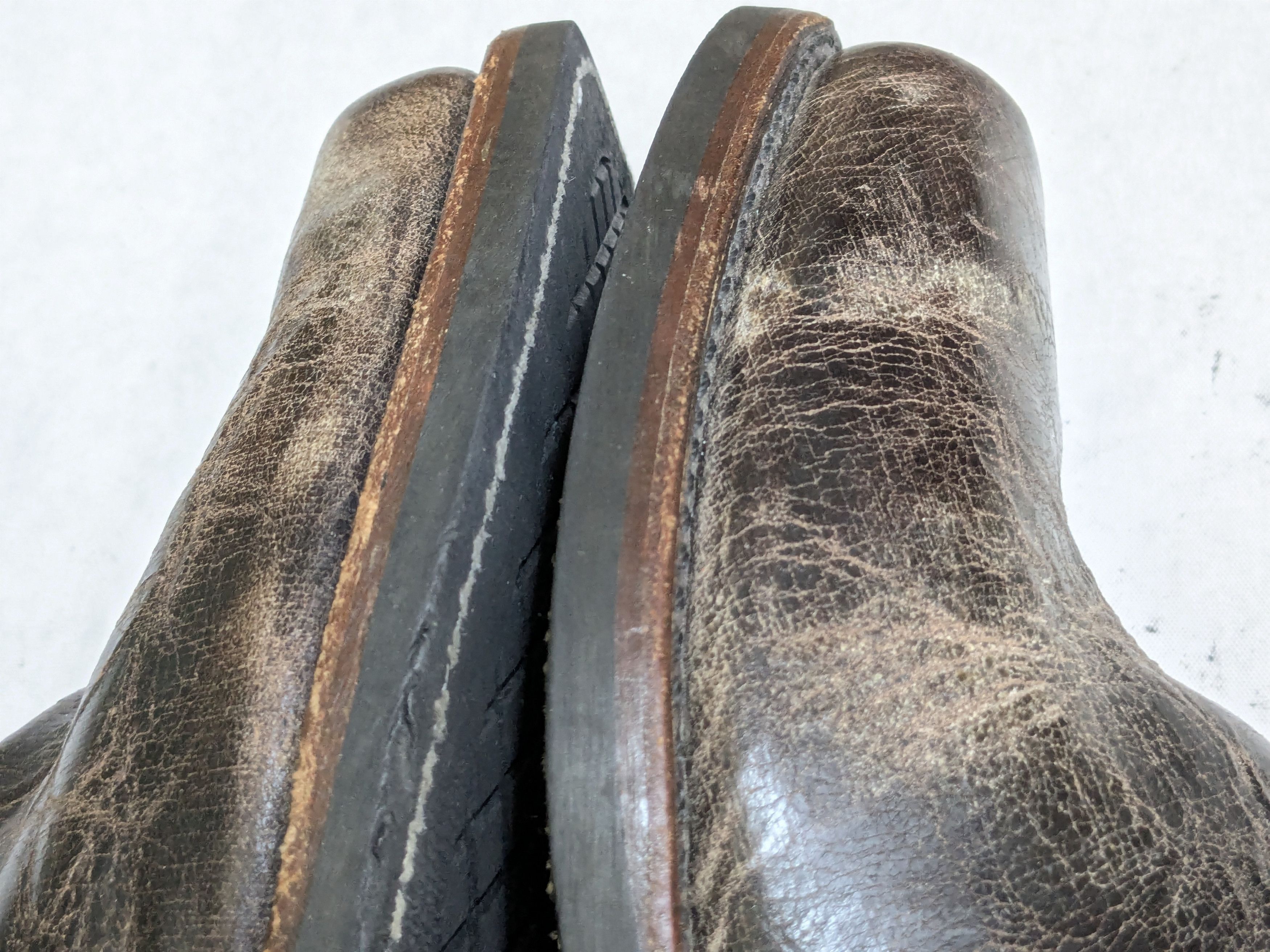 Frye Frye Harness Boots Brown Leather 12 M Leather Buckle Size US 12 / EU 45 - 11 Thumbnail
