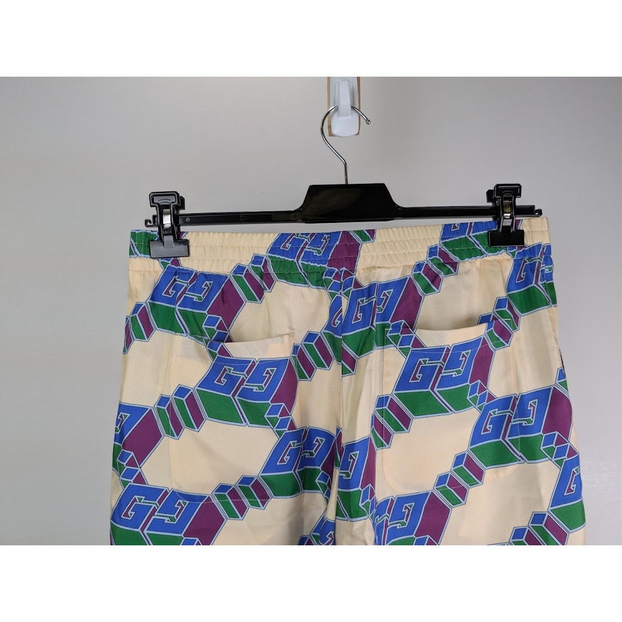 Gucci o1rshd1 Short Pants in Ivory/Blue Size US 34 / EU 50 - 12 Thumbnail