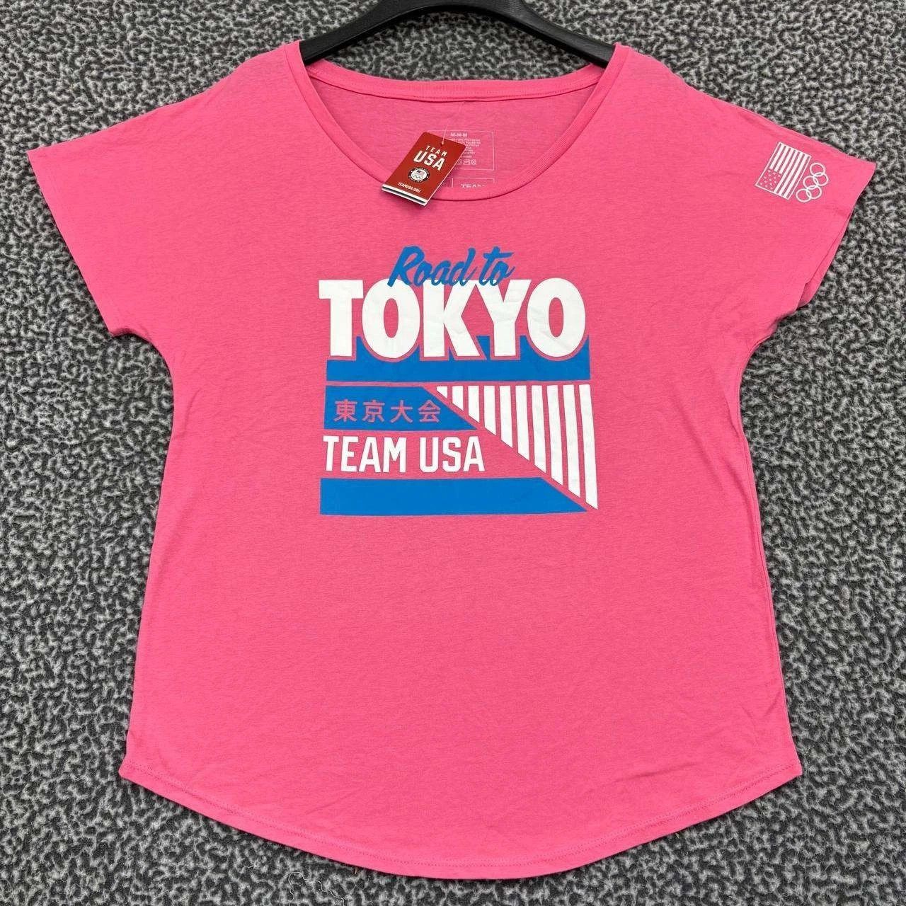 Other Team USA Olympic Shirt Women Tokyo Short Sleeve Crew Neck M Size M / US 6-8 / IT 42-44 - 1 Thumbnail