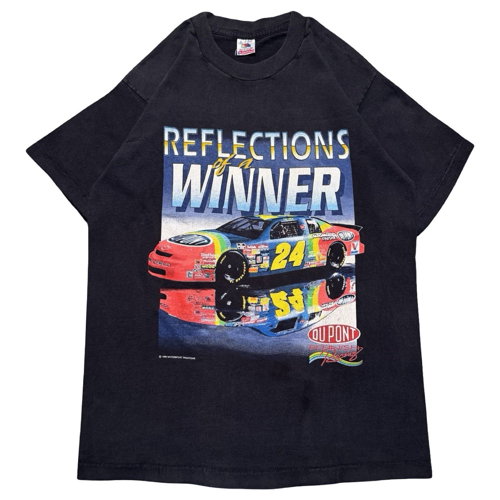 NASCAR Vintage 1995 Jeff Gordon NASCAR Racing DuPont T-Shirt L Size US L / EU 52-54 / 3 - 1 Thumbnail