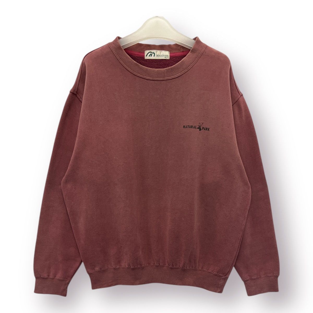 Vintage 🔥 Vintage Distressed Red Natural Park Sweatshirt - L Size US M / EU 48-50 / 2 - 1 Thumbnail