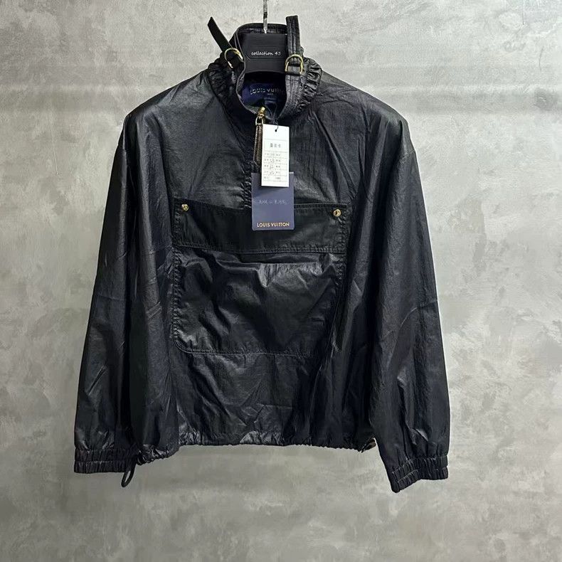 Louis Vuitton Louis Vuitton Black Stand Collar Zip Jacket-yf Size US M / EU 48-50 / 2 - 1 Thumbnail