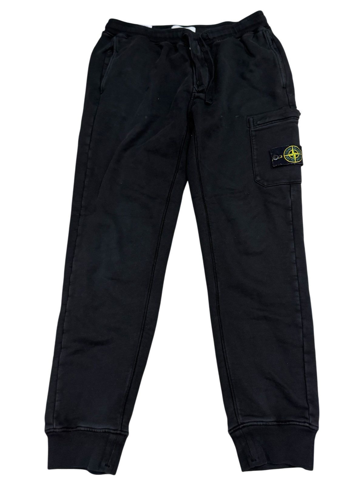 Stone Island Organic Cotton Fleece Cargo Mens Sweatpants