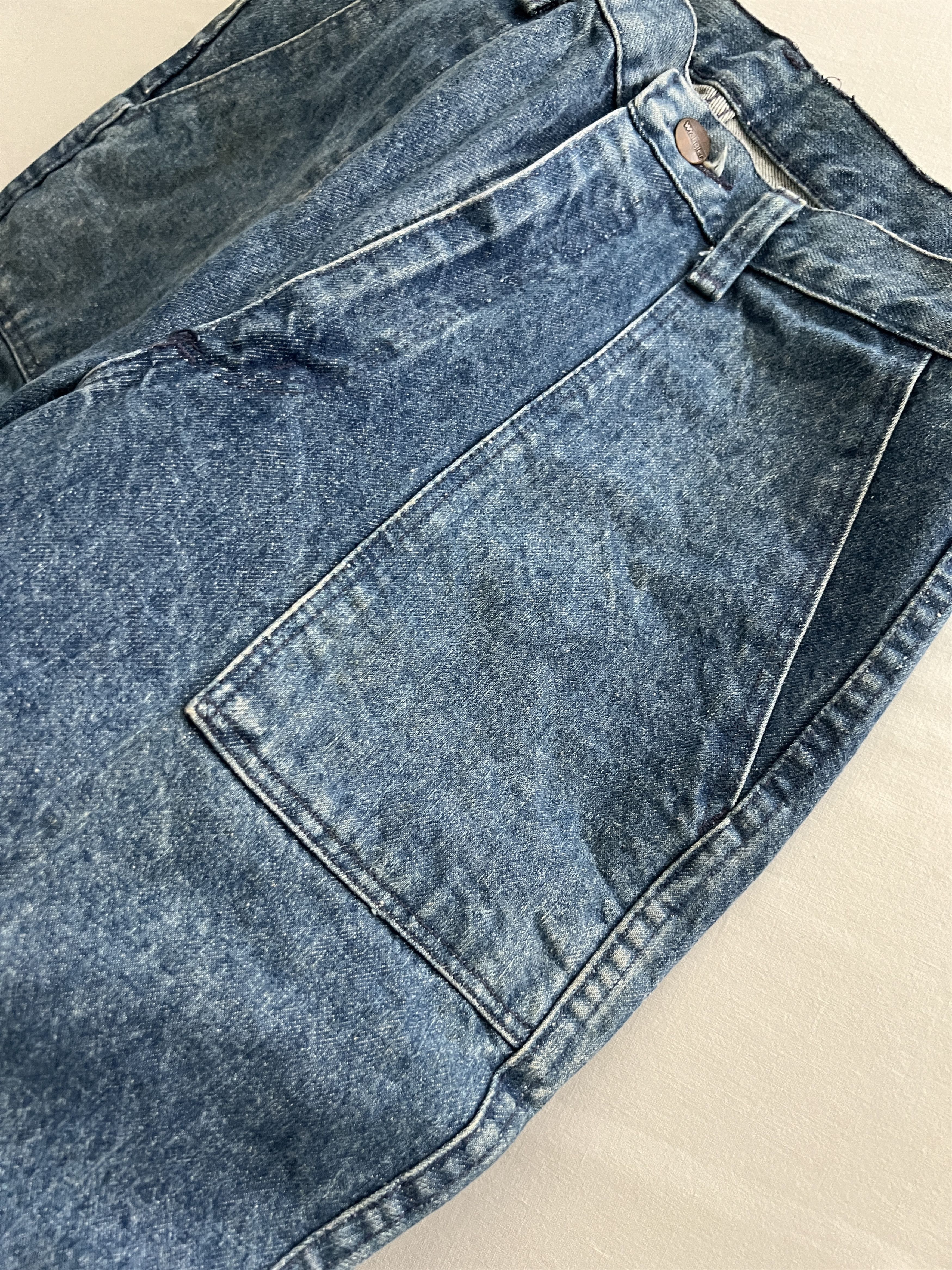 Vintage Vintage 90s Wrangler Washed Denim Jeans W30 L30 Size 30" / US 8 / IT 44 - 18 Thumbnail
