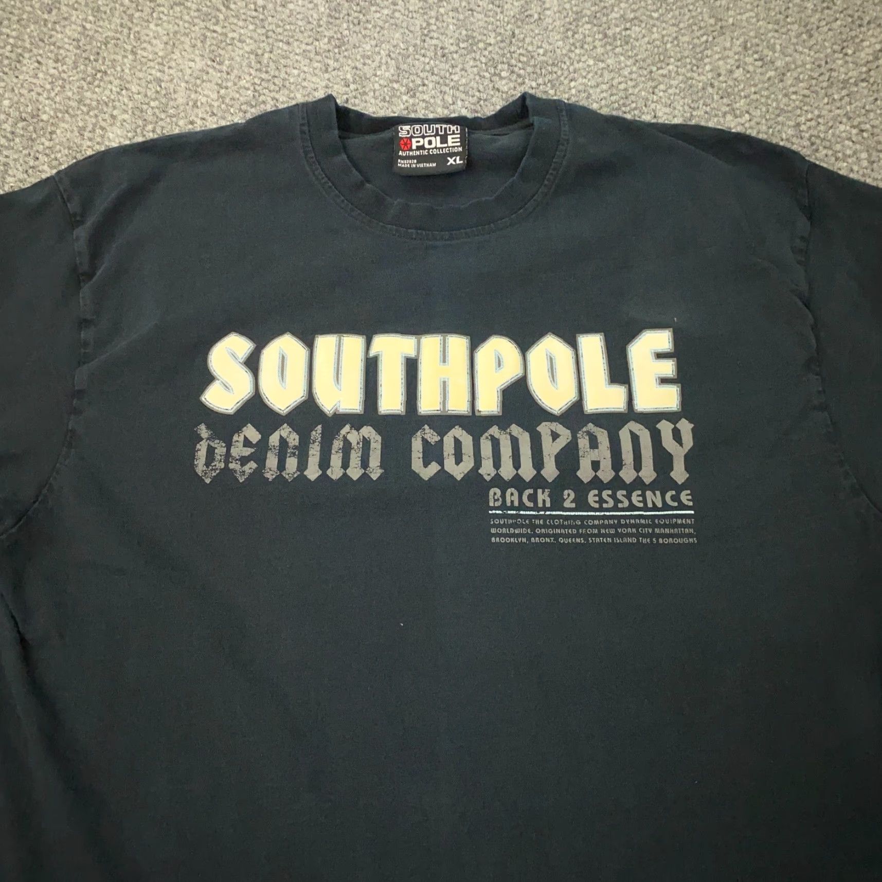 Southpole VINTAGE Southpole Shirt Mens XL Black Grunge Retro 90s Y2K Back 2 Essence Size US XL / EU 56 / 4 - 2 Thumbnail