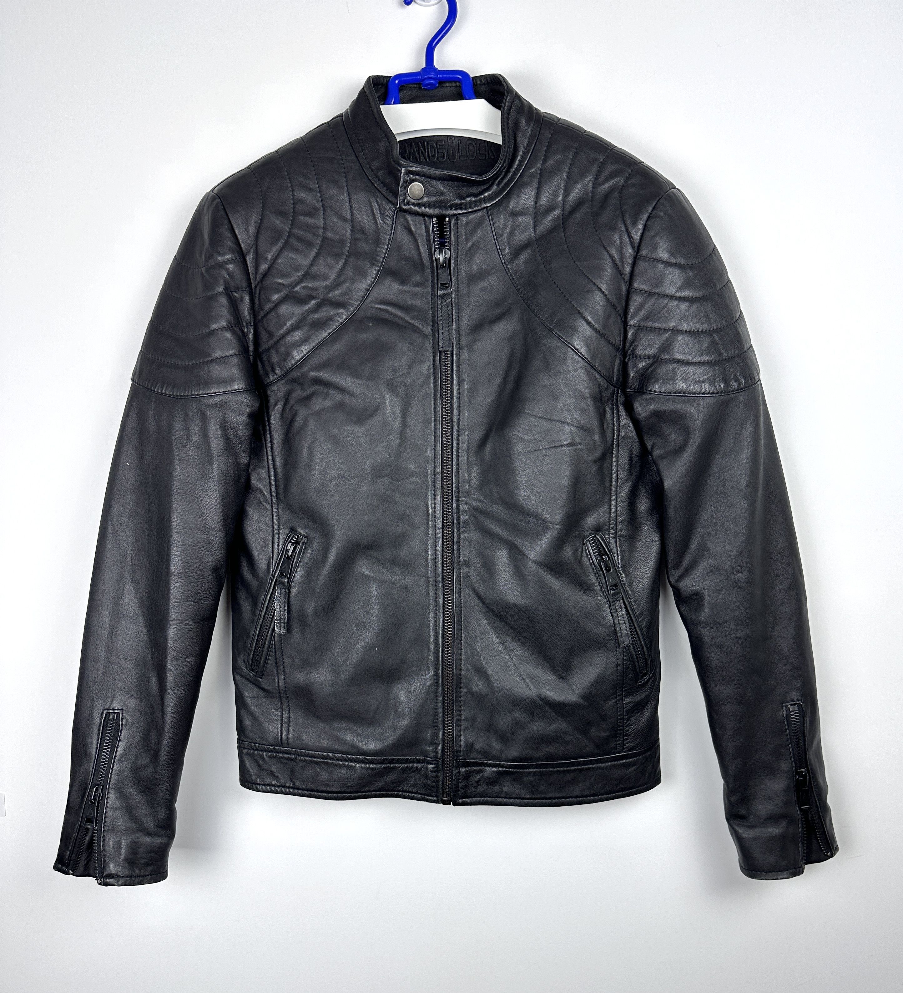 Vintage Lambskin men biker leather jacket avant garde S Size US S / EU 44-46 / 1 - 1 Thumbnail