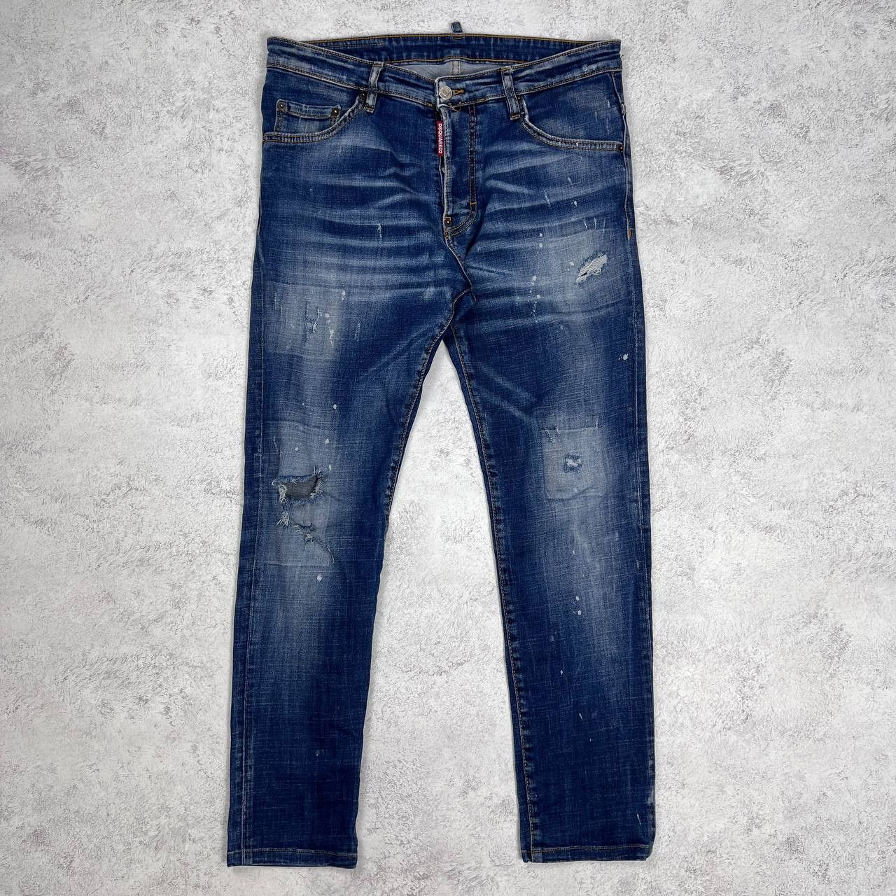 Dsquared2 Dsquared2 Men’s Jeans Distressed Paint Splatter Size US 30 / EU 46 - 1 Thumbnail