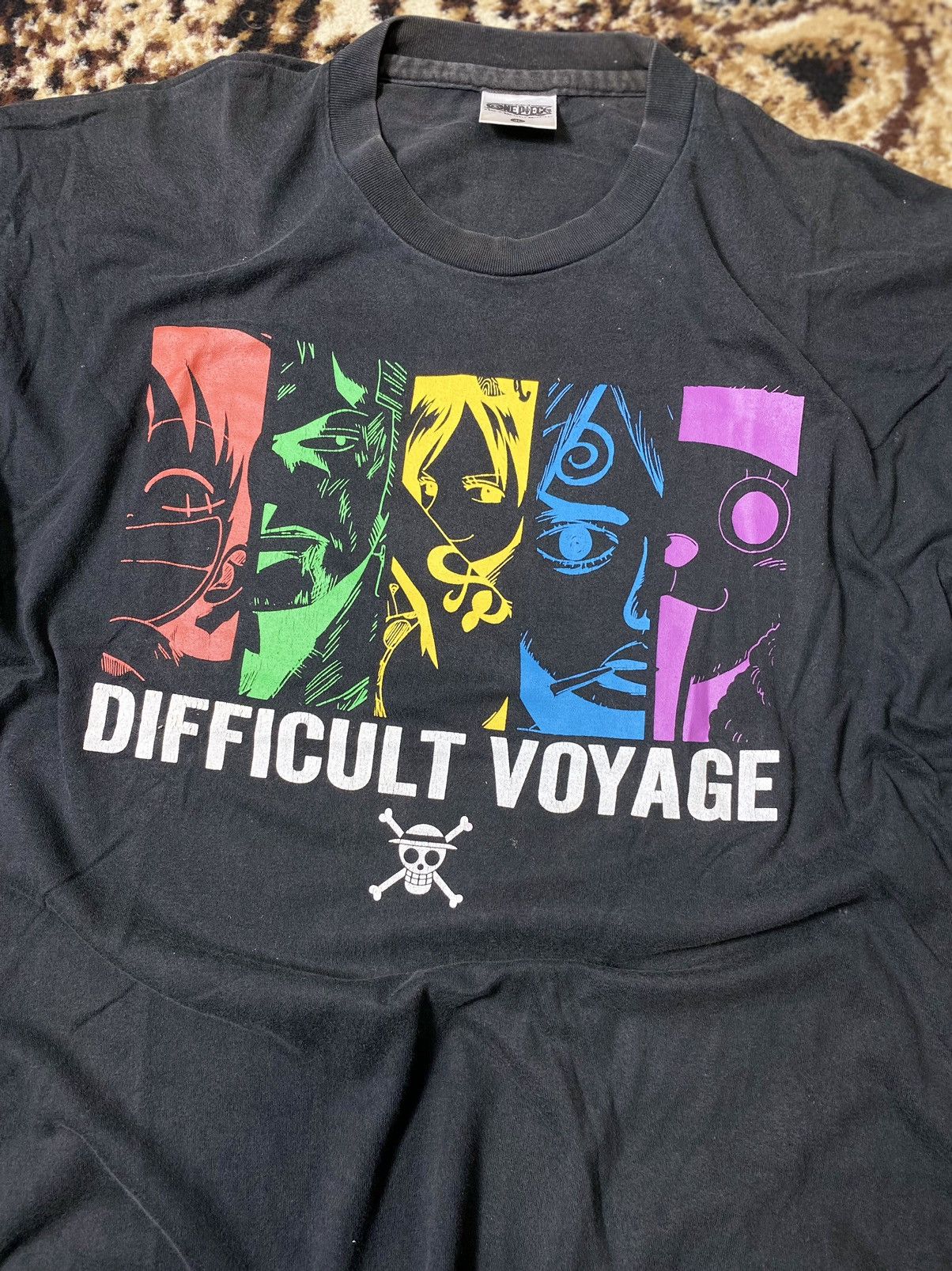 Anime × Cartoon Network × Vintage “RARE” Vintage Onepiace Difficult Voyage Tee Size US L / EU 52-54 / 3 - 1 Thumbnail