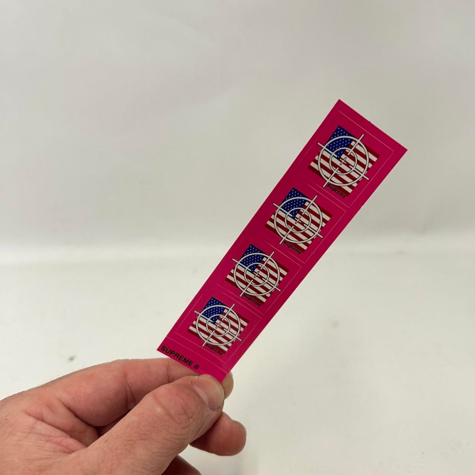 Supreme Supreme Money Box Logo Benjamin Franklin Sticker FW25
