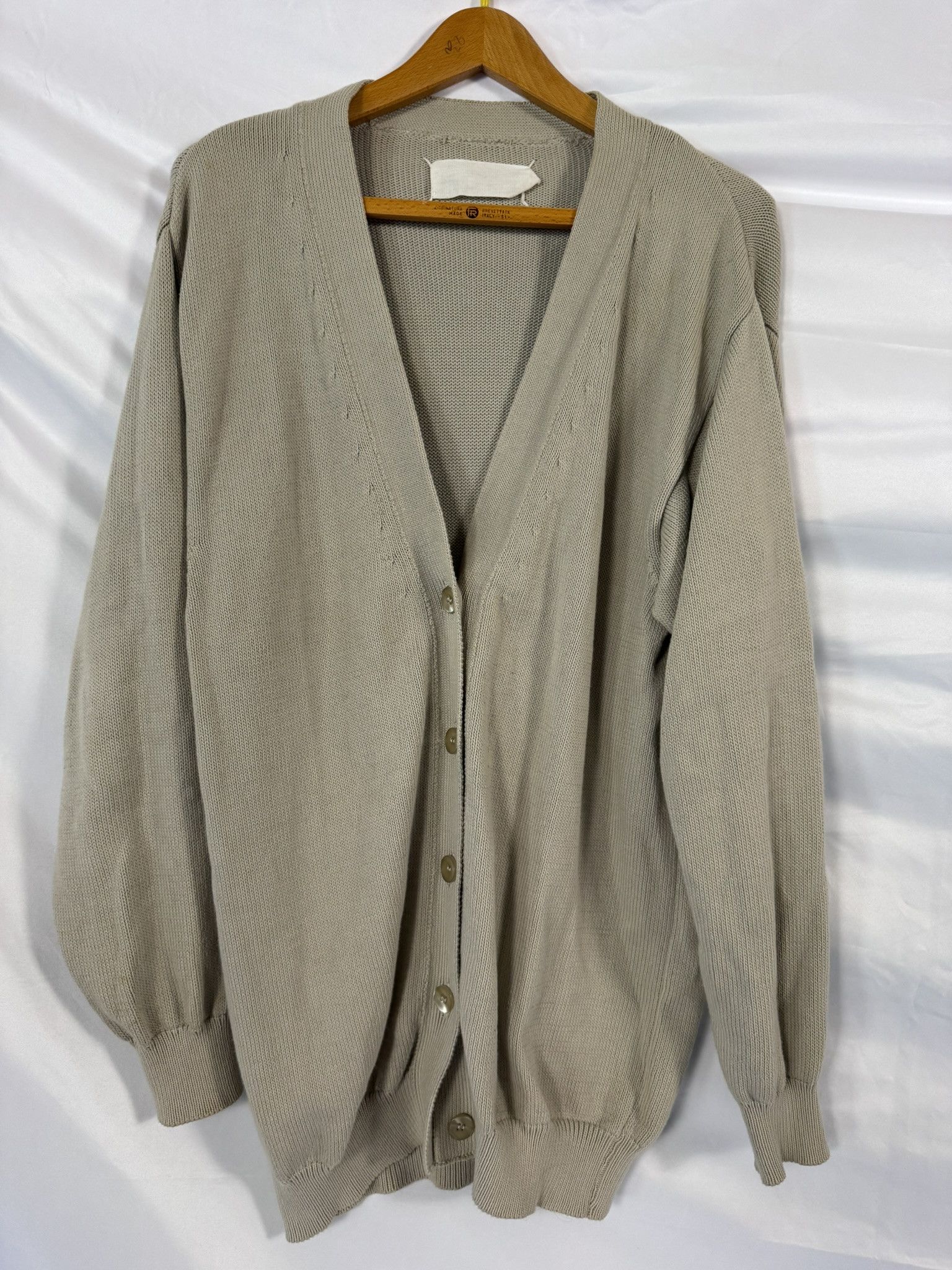 Maison Margiela Vintage 2000's MARGIELA Miss Deanna SAGE GREEN CARDIGAN Size L / US 10 / IT 46 - 3 Thumbnail