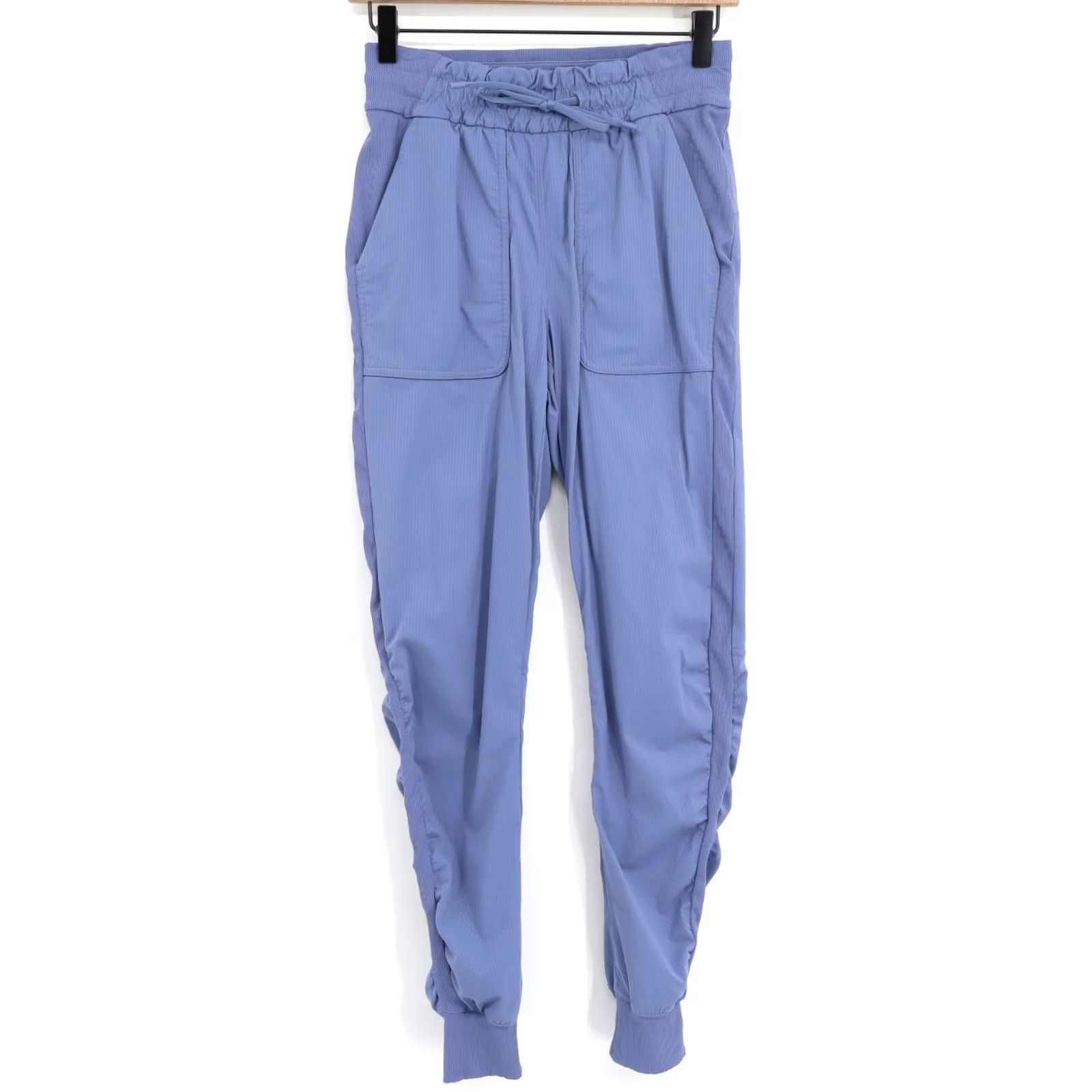 Lululemon Lululemon Women's Jogger Water Drop Blue Sz 4 - Nylon, Elastane, Tapered, Pockets, Lightweight, Machine Washable, Activewear, Inseam 28" Size 27" / US 4 / IT 40 - 2 Thumbnail
