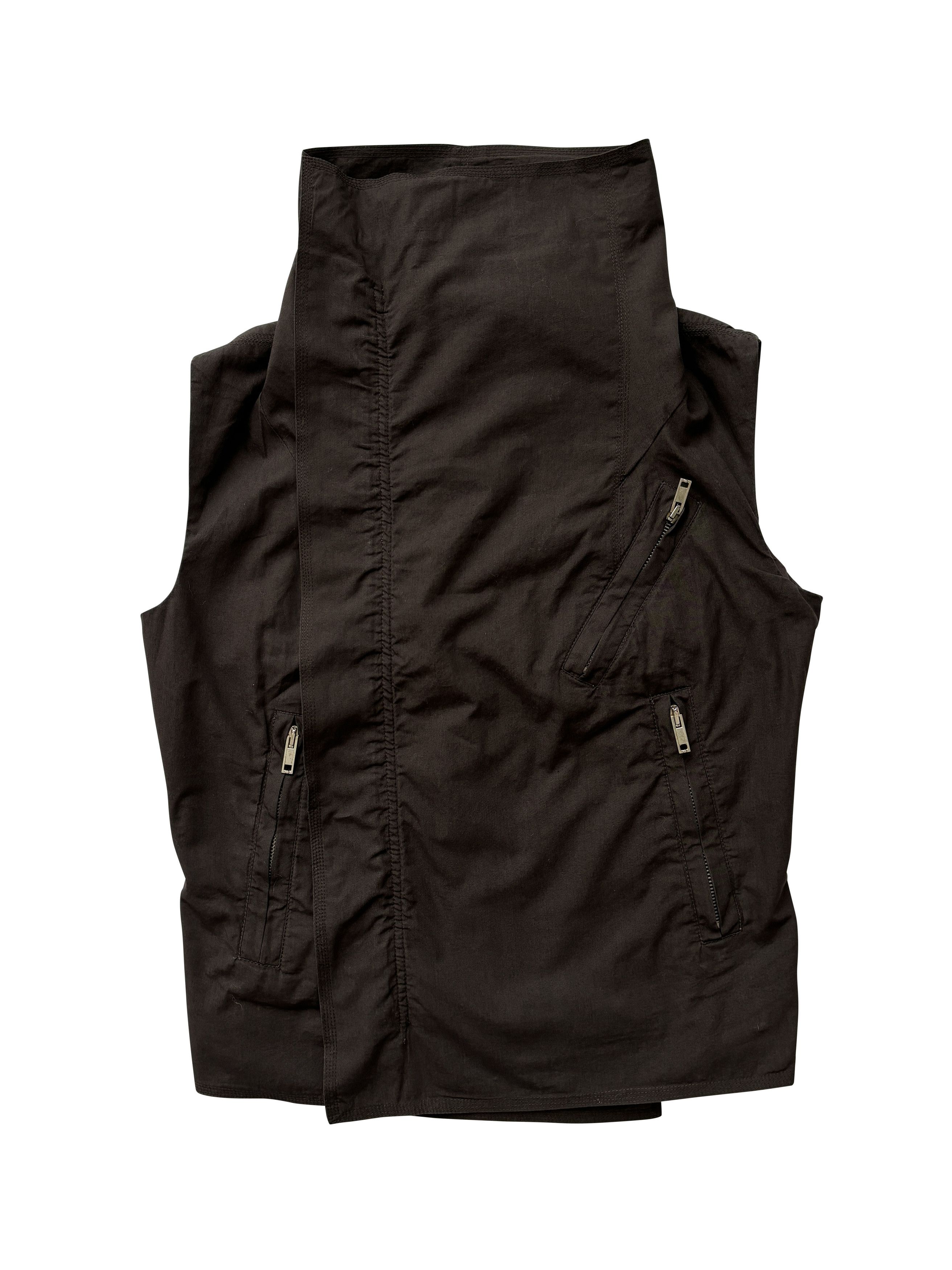 Rick Owens ⚡️QUICK SALE⚡️Rick Owens Drkshdw Brown Sleeveless Jacket Size S / US 4 / IT 40 - 2 Thumbnail