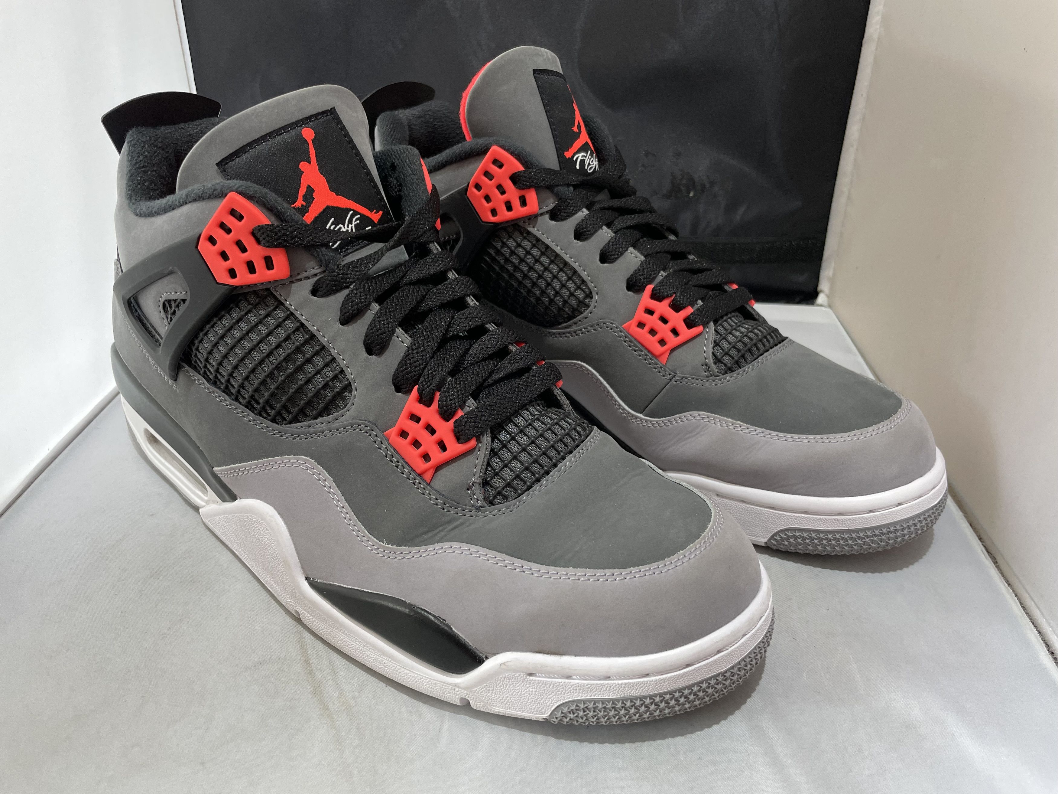 Jordan Brand Air Jordan 4 Retro 'Dark Grey/Infrared 23-Black' DH6927 061 Size US 12.5 / EU 45-46 - 5 Thumbnail