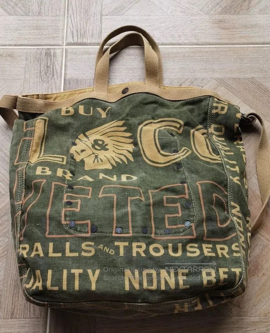 RRL Ralph Lauren rare vintage military tote bag. Size ONE SIZE - 1 Thumbnail