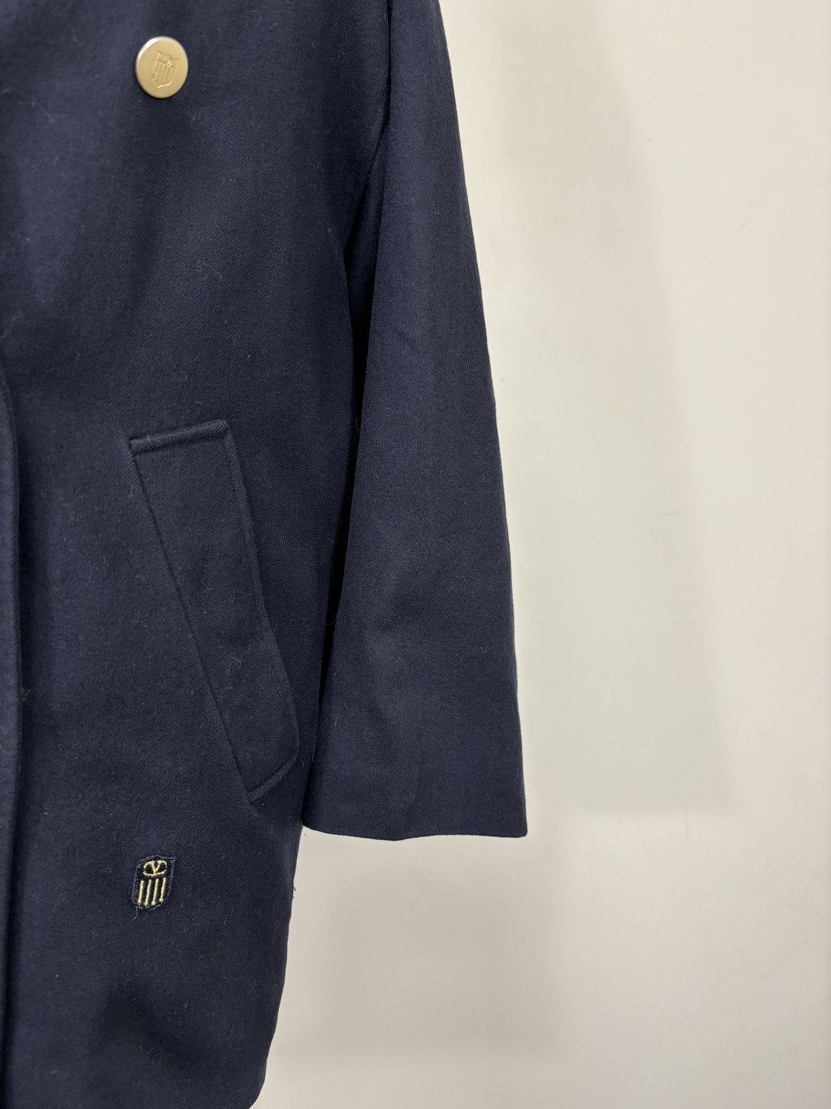 Valentino Vintage Valentino 1980s Wool Cashmere Double Breasted Coat Size US M / EU 48-50 / 2 - 5 Thumbnail