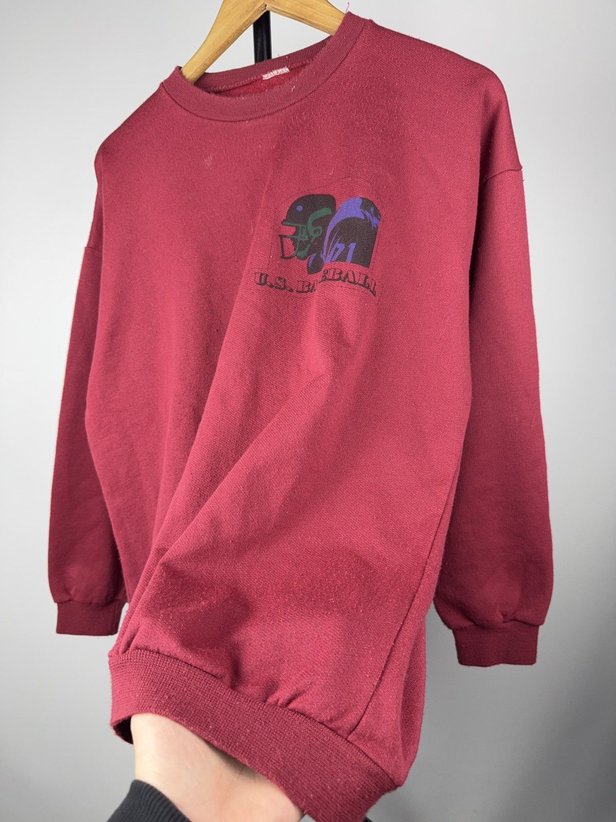 Vintage Retro Vintage U.S. Baseball 80s Sports Graphic Crewneck Size US M / EU 48-50 / 2 - 2 Thumbnail