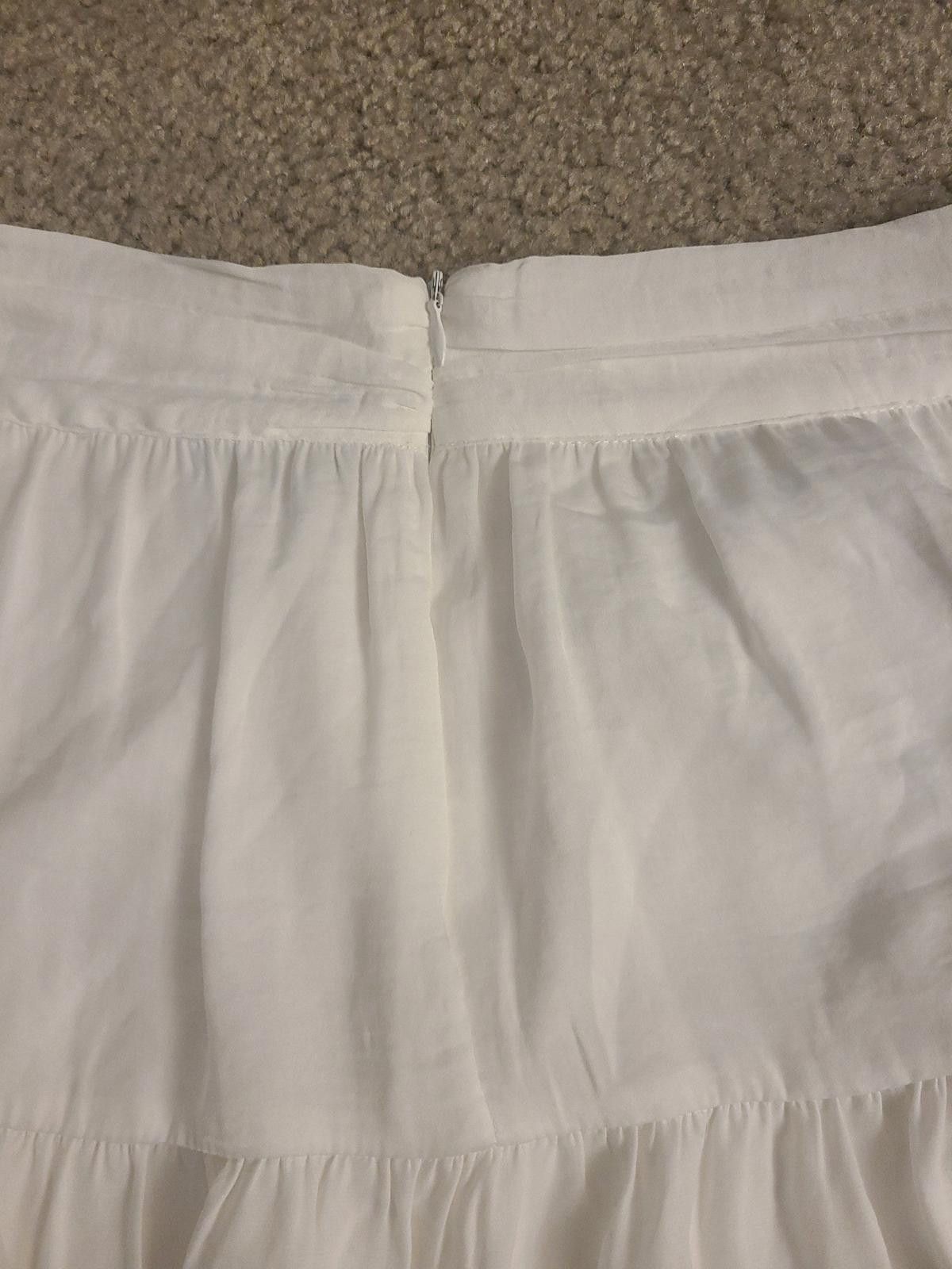 Other White Mini Skirt Size 28" / US 6 / IT 42 - 3 Thumbnail