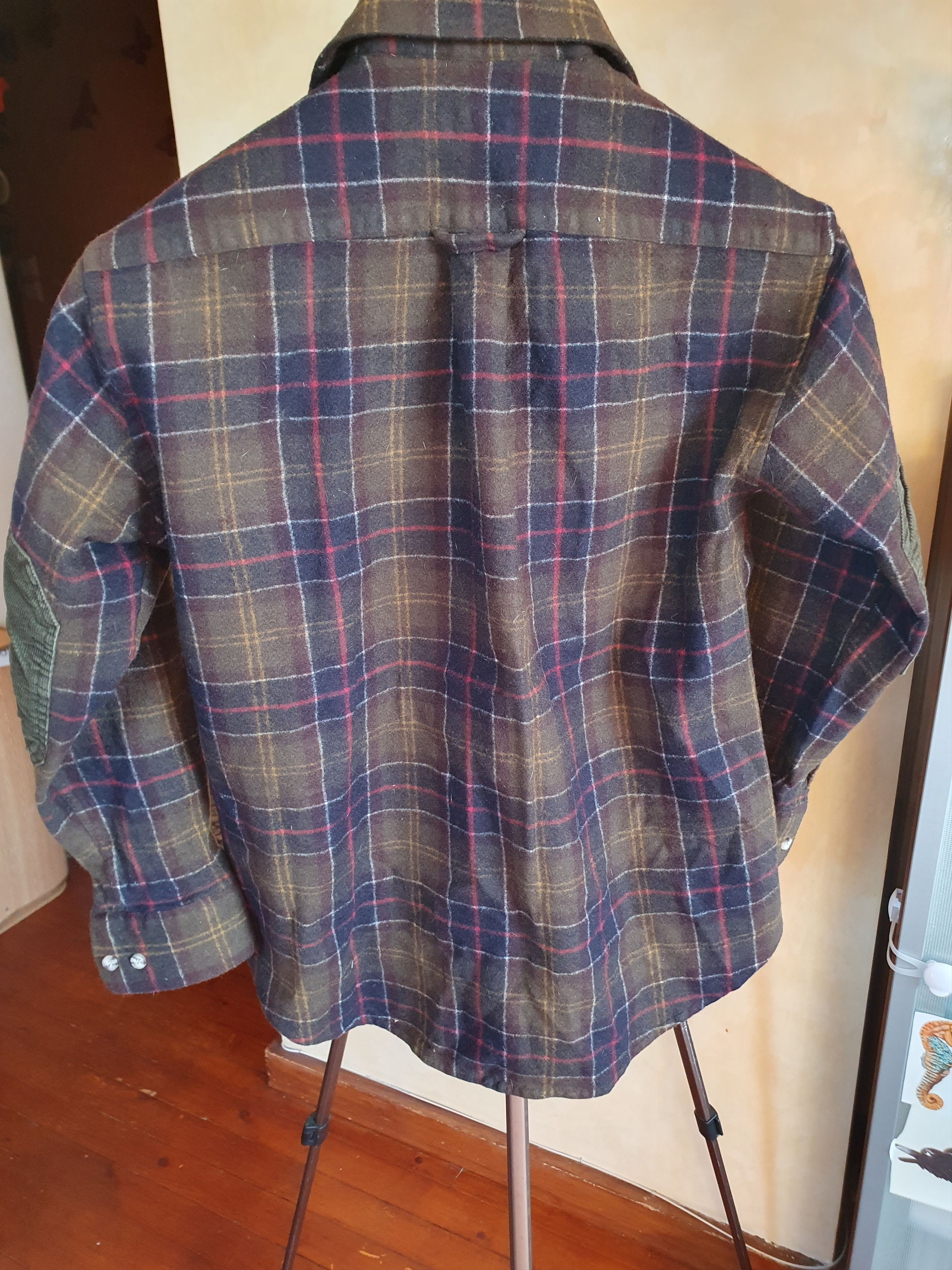 Barbour Barbour Merino Tartan Shirt S1050 Elbow Corduroy Patches szS Size US S / EU 44-46 / 1 - 14 Thumbnail