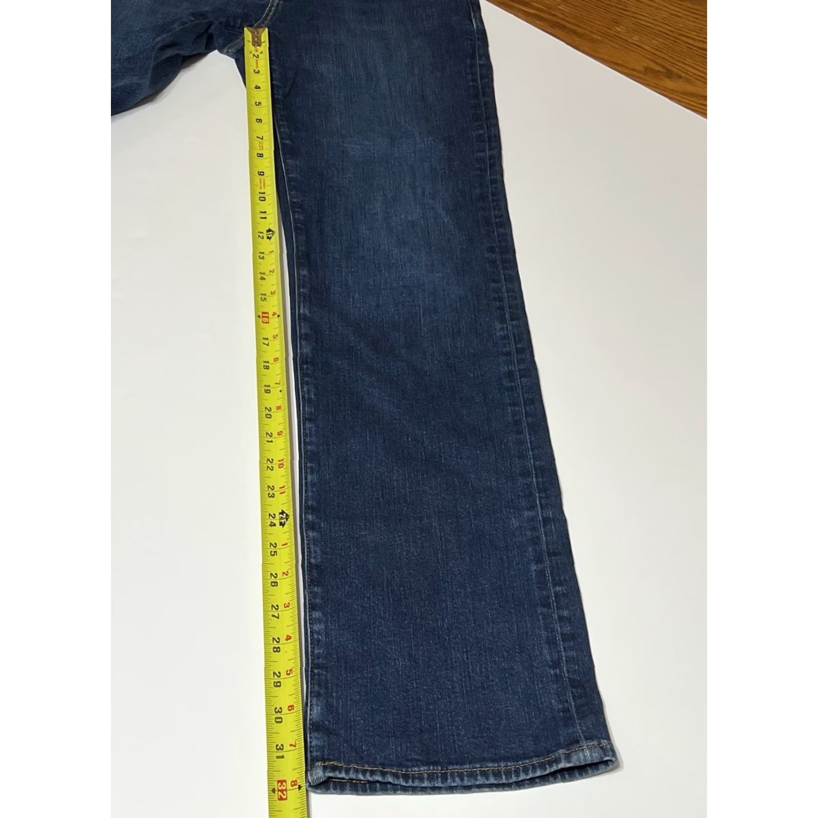 Vintage American Eagle Jeans Mens 30x34 30x32 Blue Original Bootcut AirFlex+ Denim Stretch Regular Regular Rise Mid 10-12in USA Preppy Mens Jeans Size US 30 / EU 46 - 5 Thumbnail