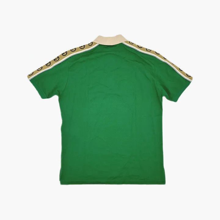 Gucci Gucci Gucci SS22 Striped Green Polo Shirt for Men -2506 Size US L / EU 52-54 / 3 - 3 Thumbnail