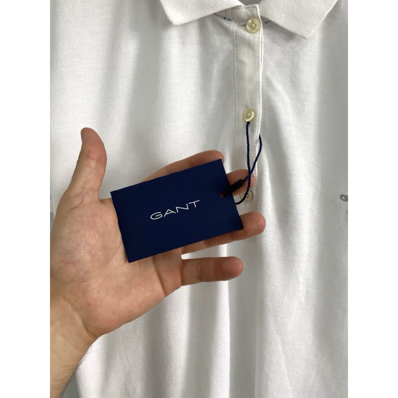 Gant GANT Polo T-Shirt White Retro XL Mens Size US XL / EU 56 / 4 - 6 Thumbnail