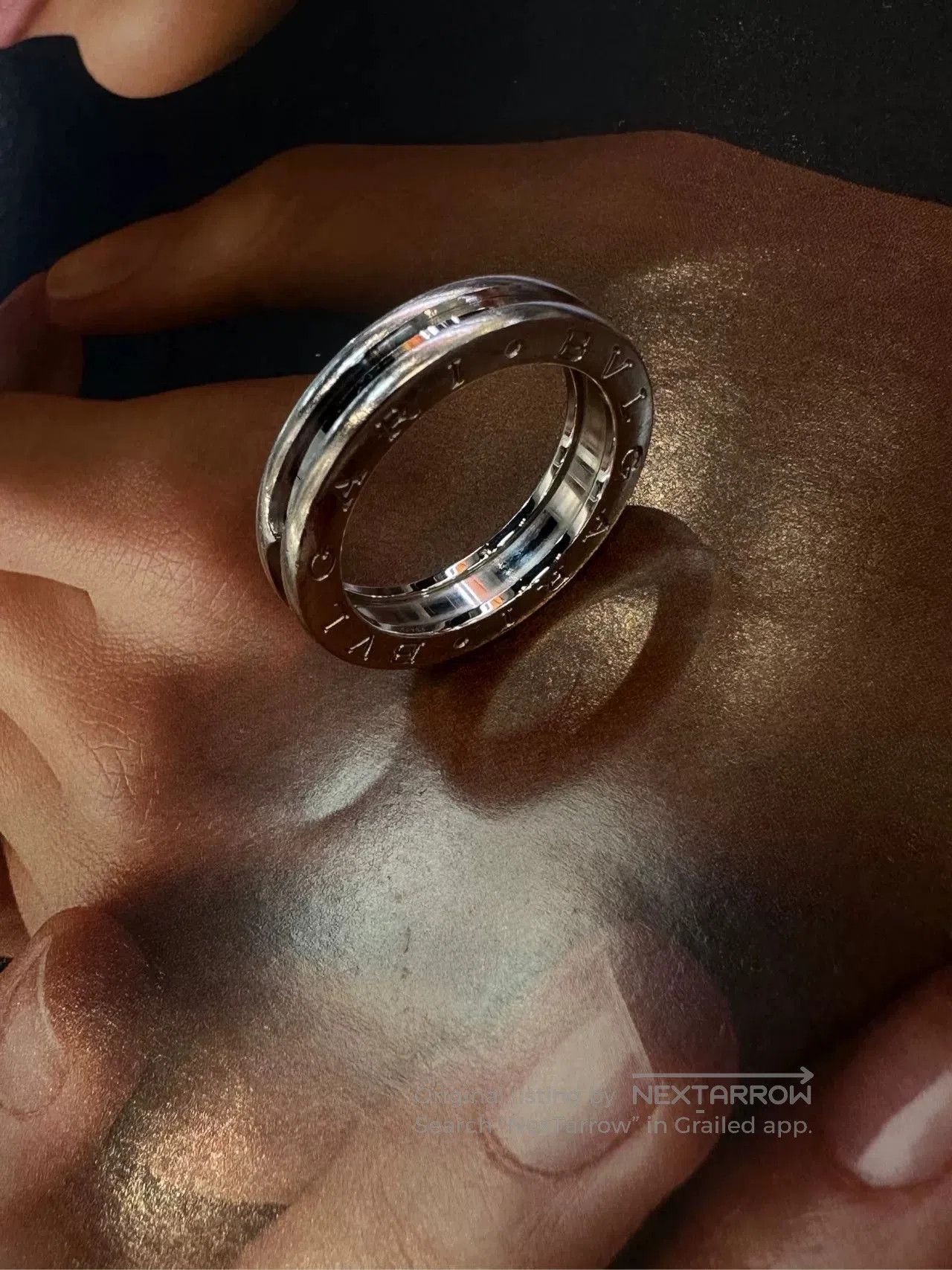 Bvlgari Bvlgari B Zero 1 18k White Gold Ring. Size ONE SIZE - 4 Thumbnail