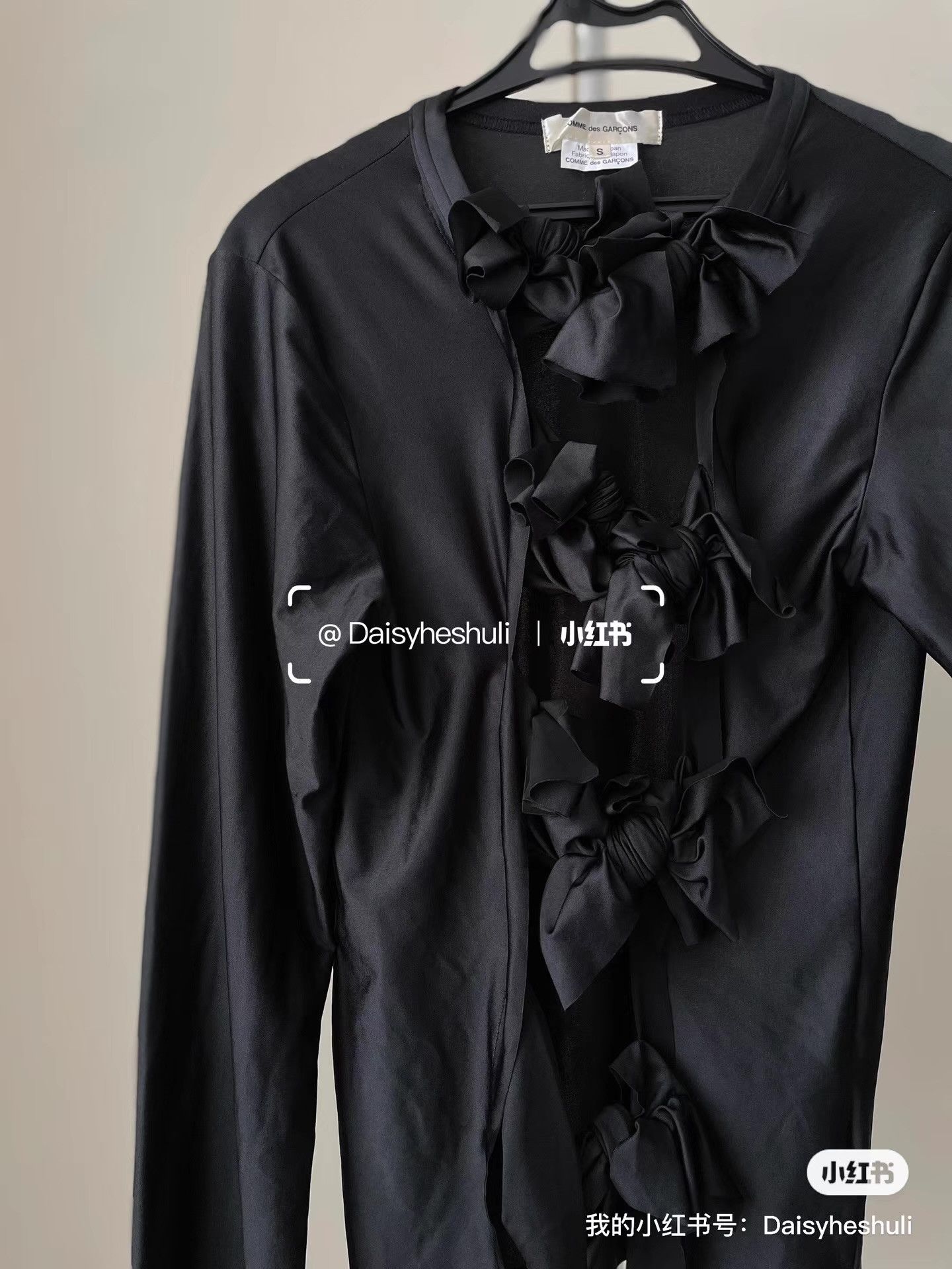 Comme des Garcons Comme des Garçons CDG Main Line bow T-shirt Ｑ24 Size S / US 4 / IT 40 - 2 Thumbnail