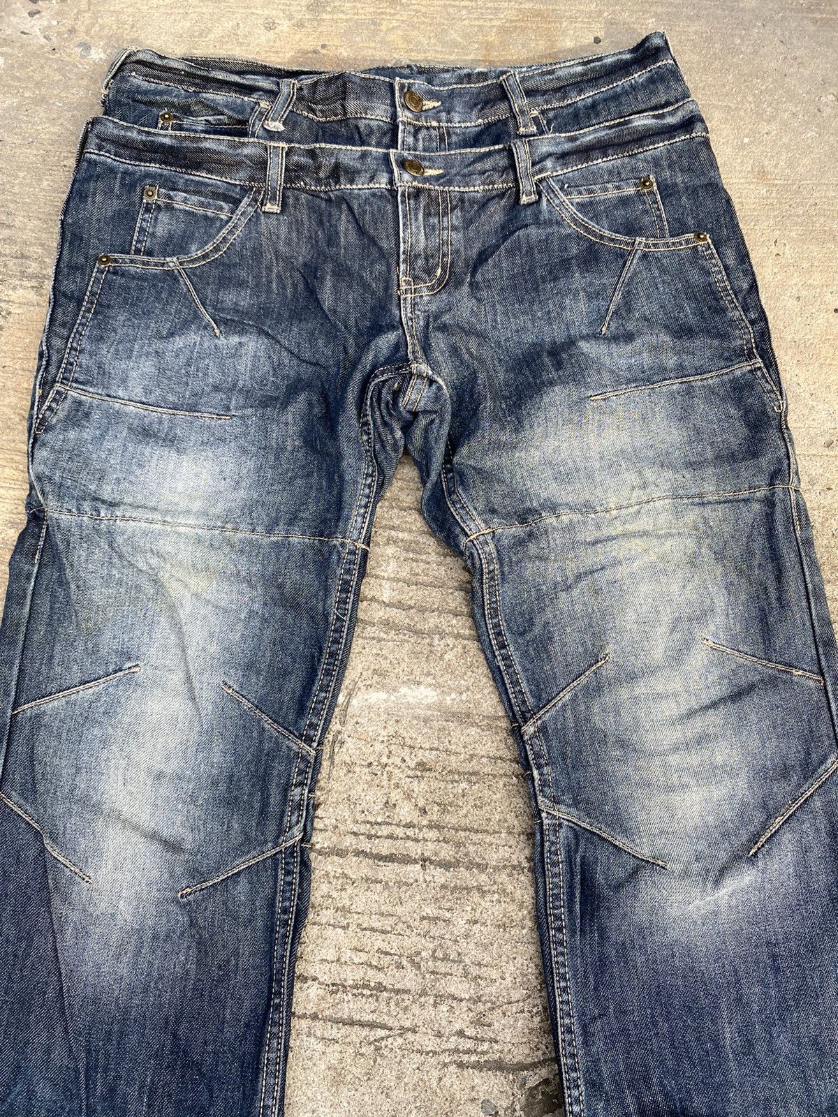 GOSTAR DE FUGA 🔥 PPFM POCKETS DOUBLE LAYER WAIST BUCKLE BACK Size US 34 / EU 50 - 6 Thumbnail