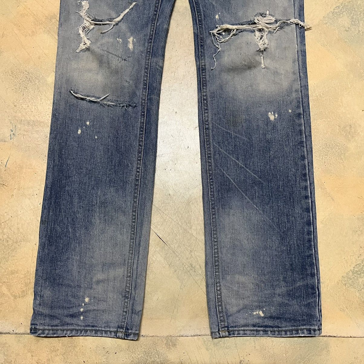 Japanese Brand Nikisix Japanese Brand Distressed Denim Jeans Size US 31 - 5 Thumbnail
