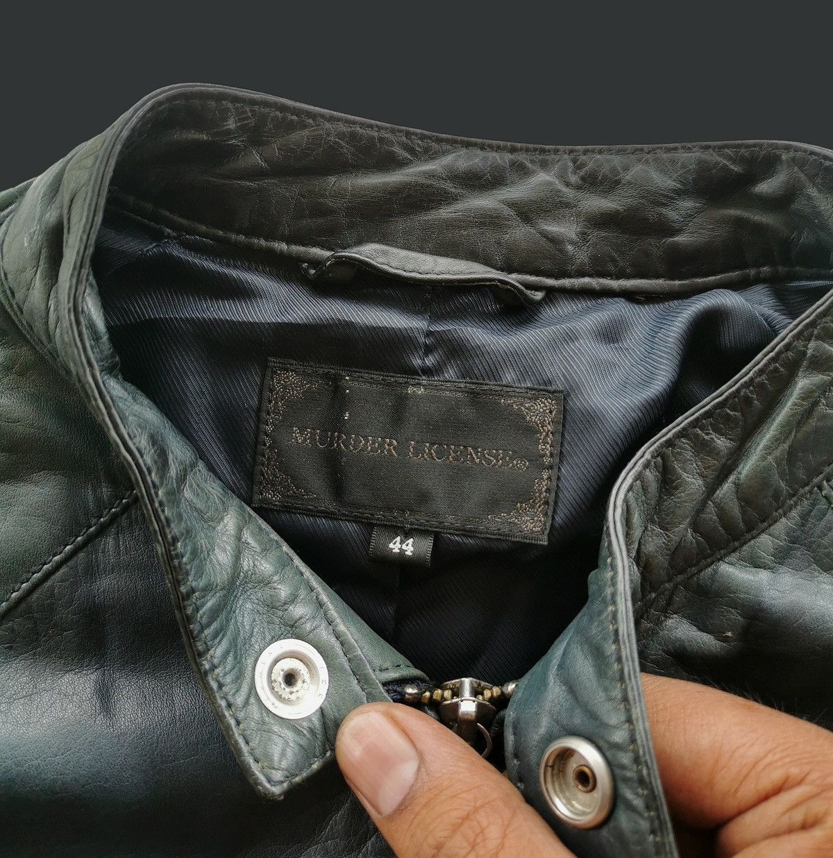 Murder License Murder License Leather Jacket Size XS / US 0-2 / IT 36-38 - 4 Thumbnail
