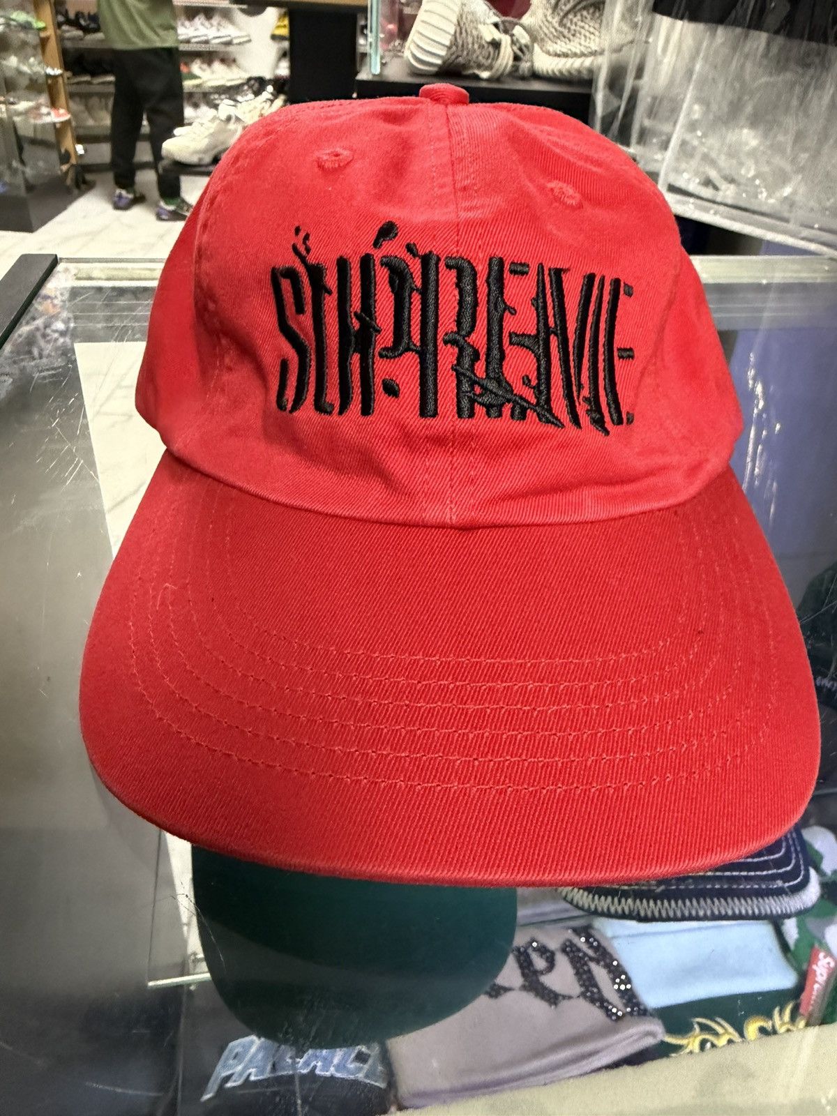 Supreme Supreme Splatter Hat (Red) Size ONE SIZE - 1 Thumbnail