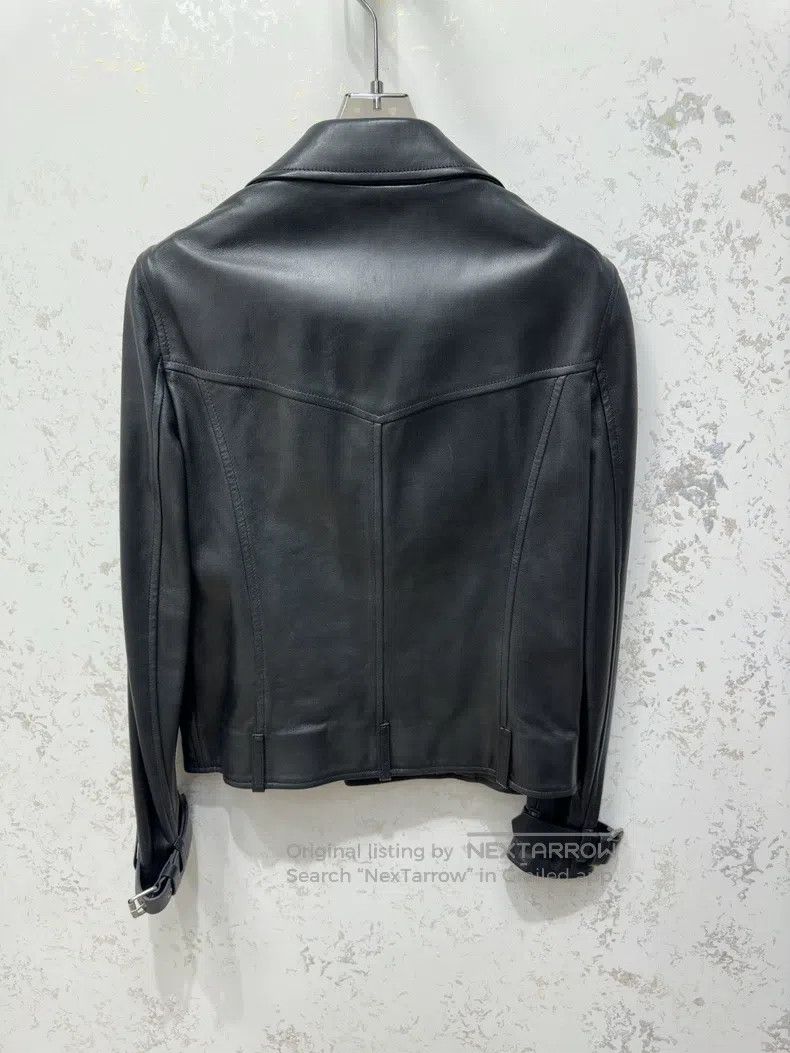 Dior Dior CD logo leather jacket Size XXS / US 00 / IT 34 - 2 Thumbnail