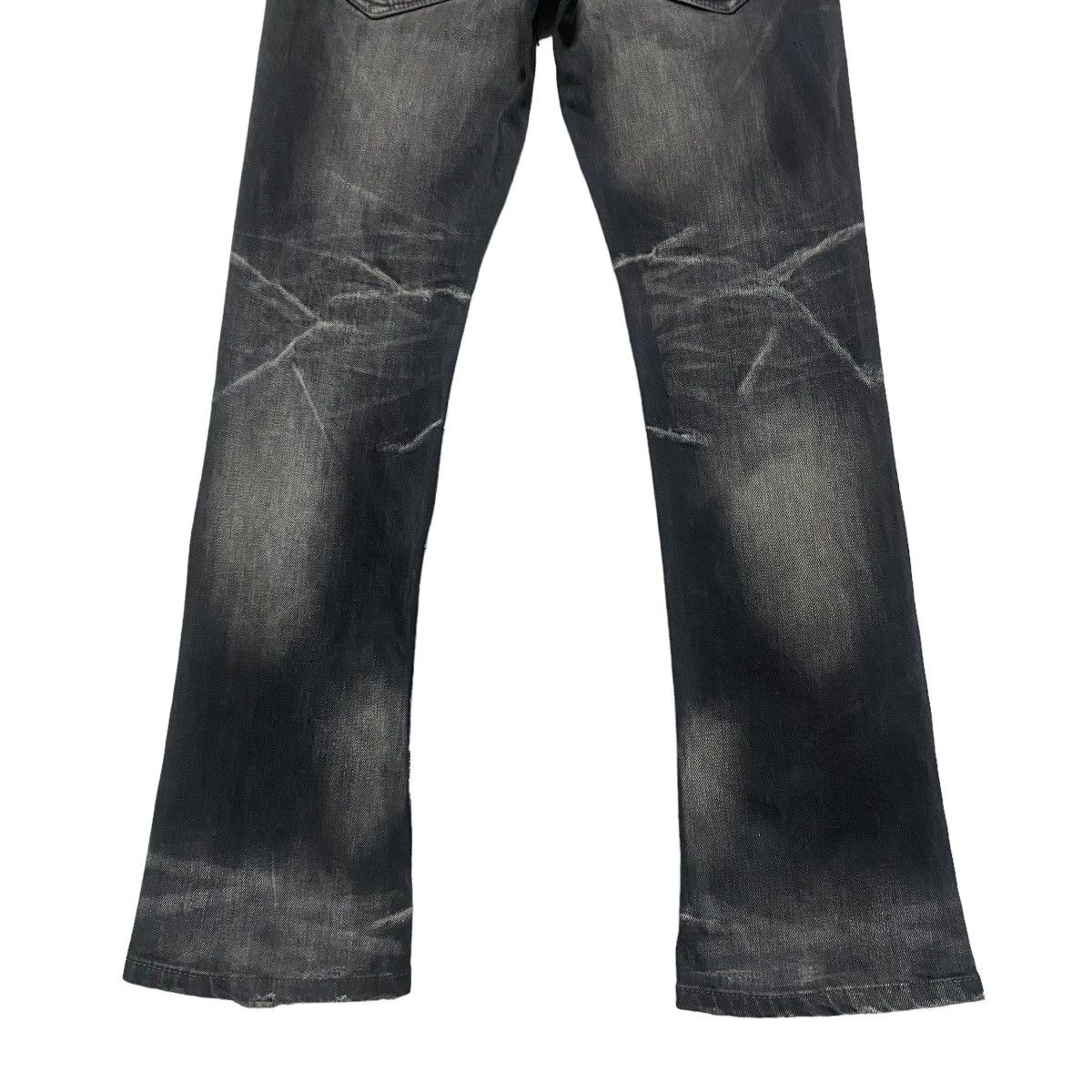 Nicole Club NCFM Mudwash Distressed Denim Flare Jeans Size US 31 - 13 Thumbnail
