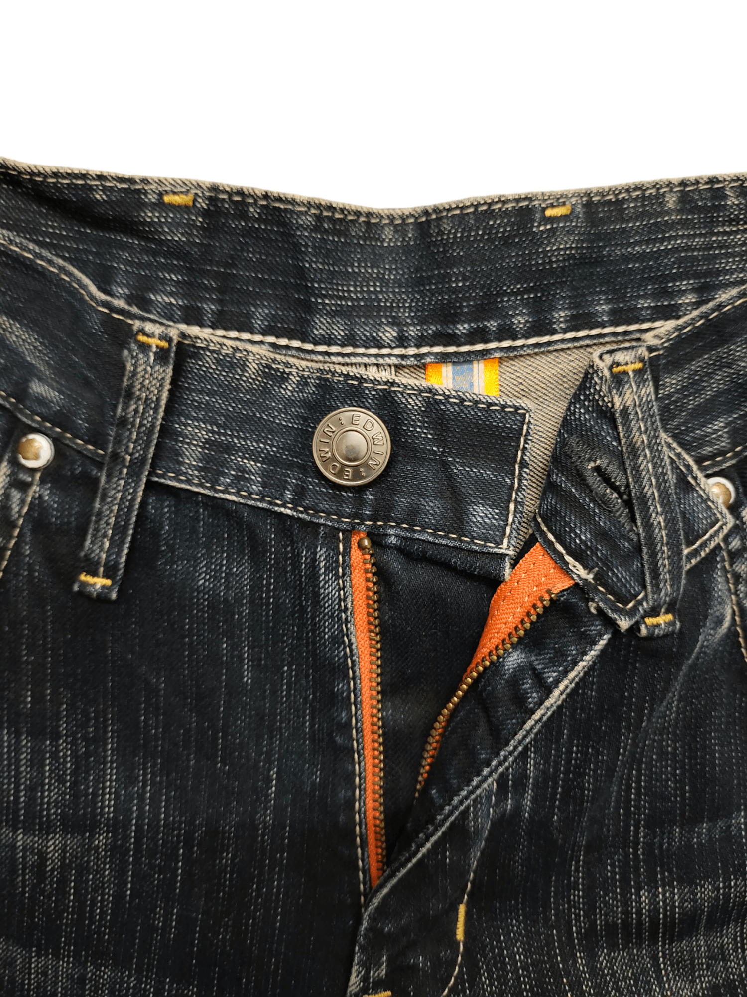 Edwin Edwin Function Clawmark Distress Loose Denim Jeans Y2k Size US 30 / EU 46 - 17 Thumbnail