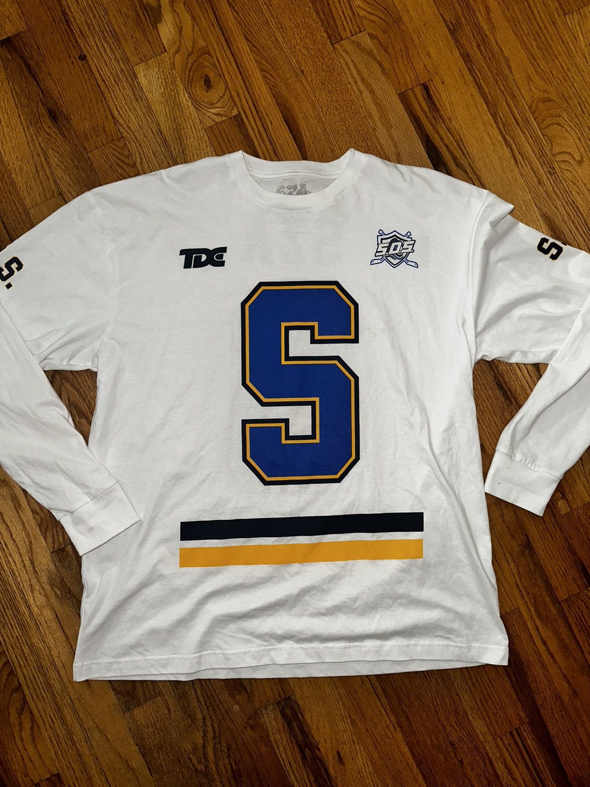 image of Top Dawg Entertainment Sza Sos Tour Jersey In Medium in White, Men's