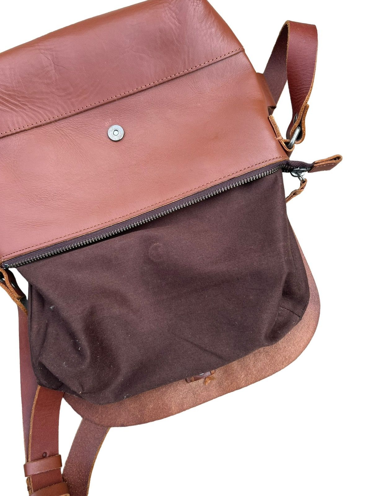 Leather Vintage H1203 Mano Fece Japan Leather Bag Size ONE SIZE - 22 Thumbnail