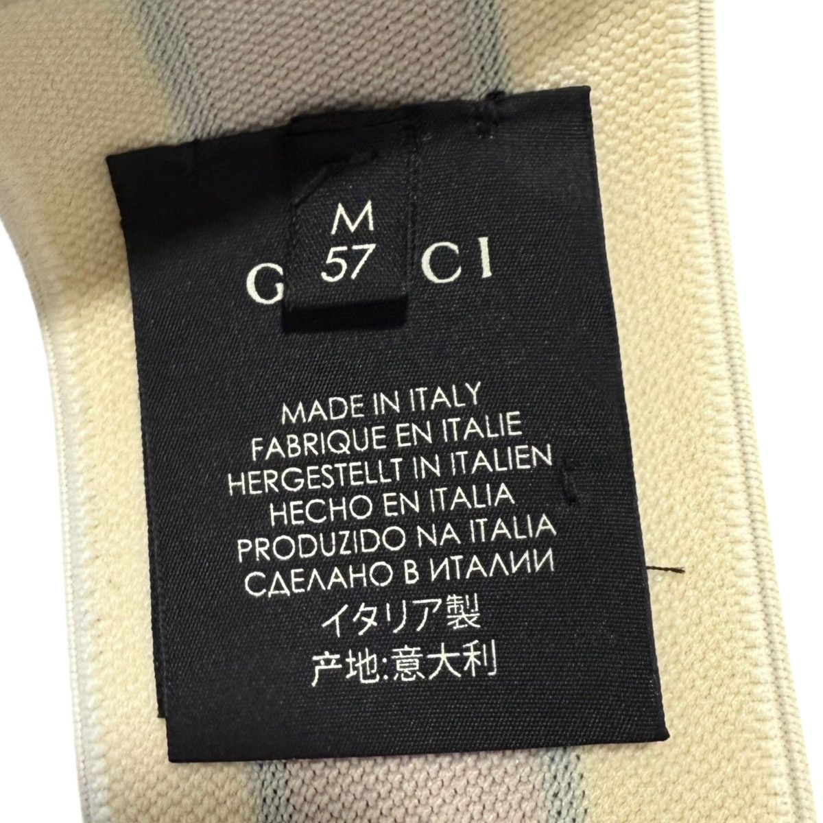 Gucci Gucci Techno Logo Elastic Headband Size ONE SIZE - 4 Thumbnail