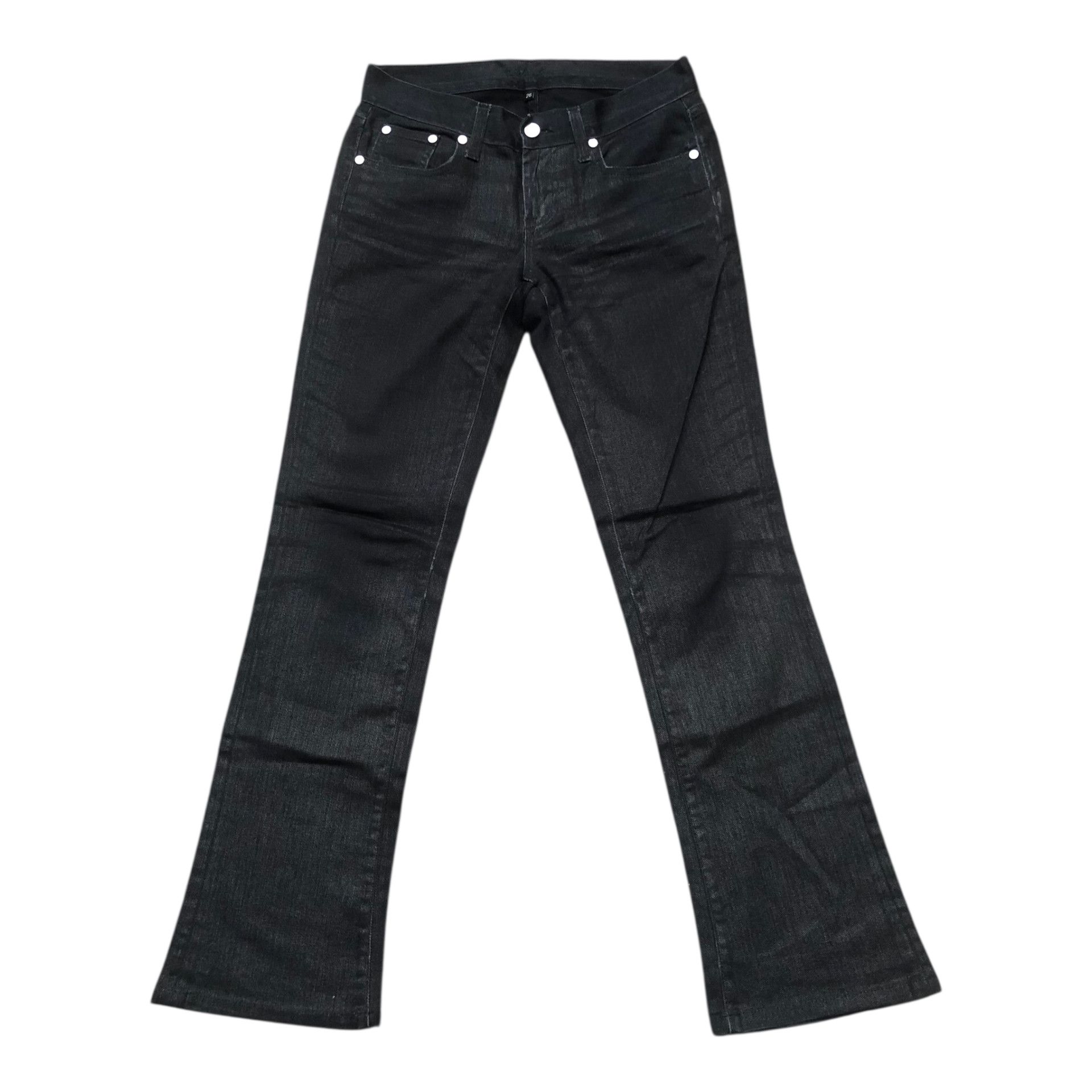 Ralph Lauren 🔥RALPH LAUREN 867 Gunmetal Cut Flare Bootcut Velvet Jeans Size 30" / US 8 / IT 44 - 1 Thumbnail