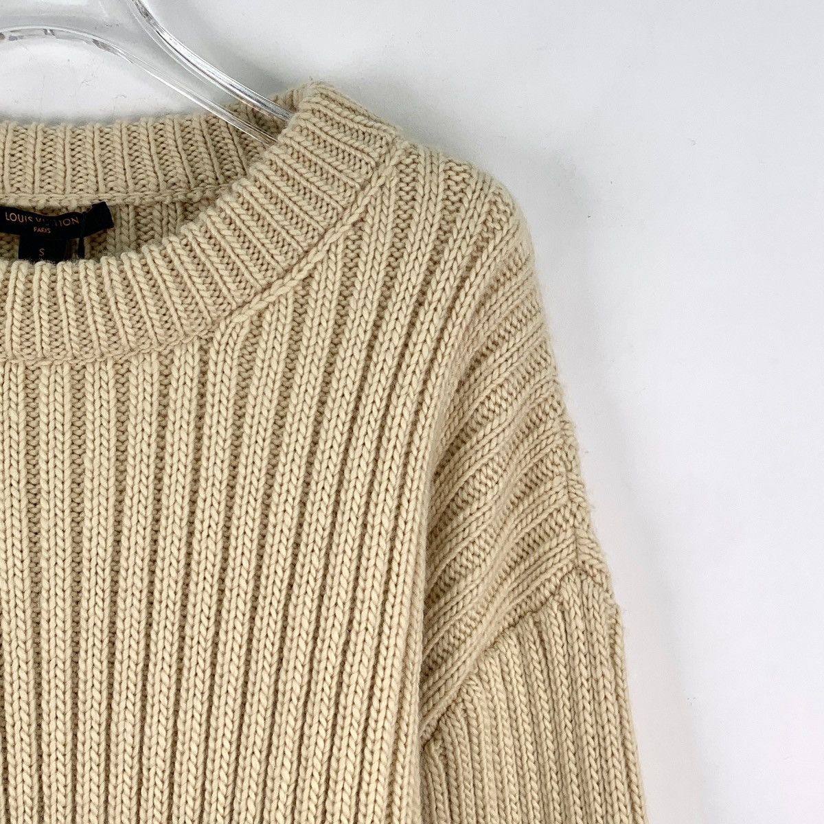 Louis Vuitton Louis Vuitton Brown Merino Long Sleeve Knit Sweater K26WX Size S / US 4 / IT 40 - 3 Thumbnail