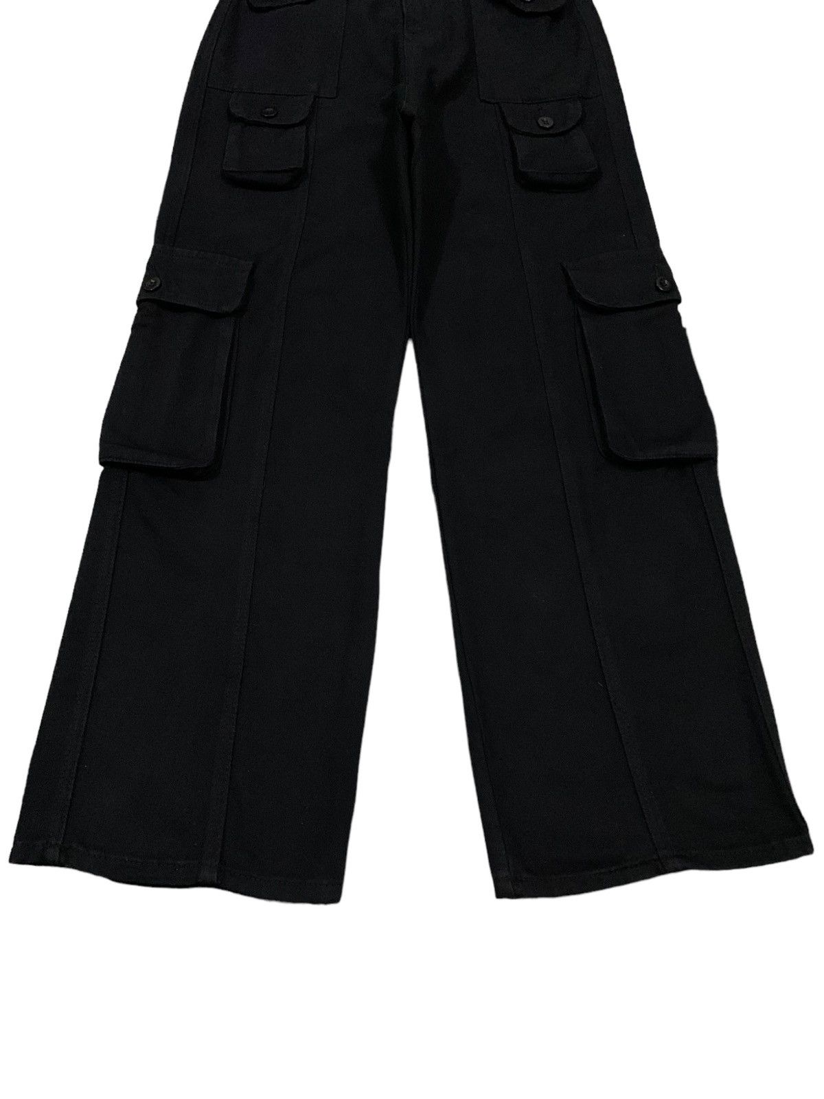 Issey Miyake Vintage Japanese Brand Baggy Multi-pockets Cargo Denim Style Size US 30 / EU 46 - 9 Thumbnail