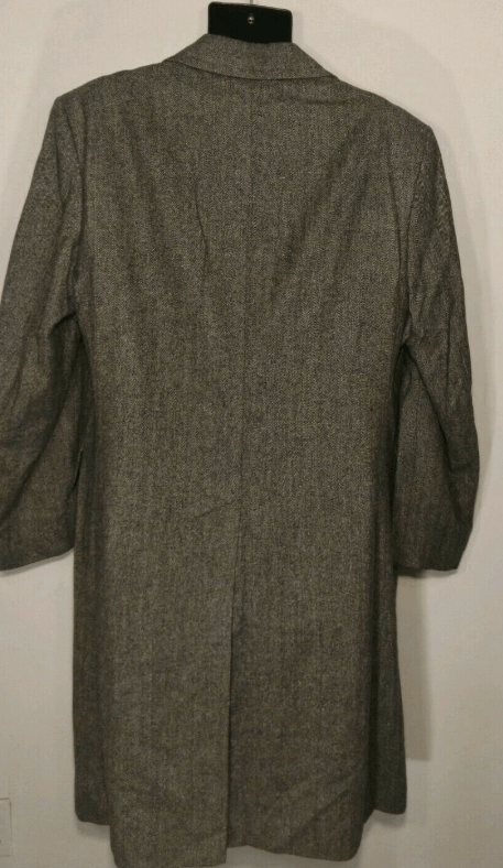 Aquascutum Pure Wool Men Coat Grey Long Lined Coat Sz 46 AQUASCUTUM Size US S / EU 44-46 / 1 - 6 Thumbnail