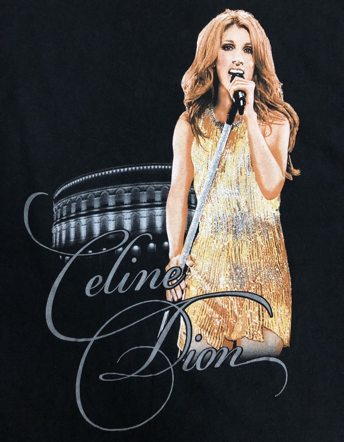 Vintage Vintage Celine Dion T-Shirt Size US L / EU 52-54 / 3 - 3 Thumbnail