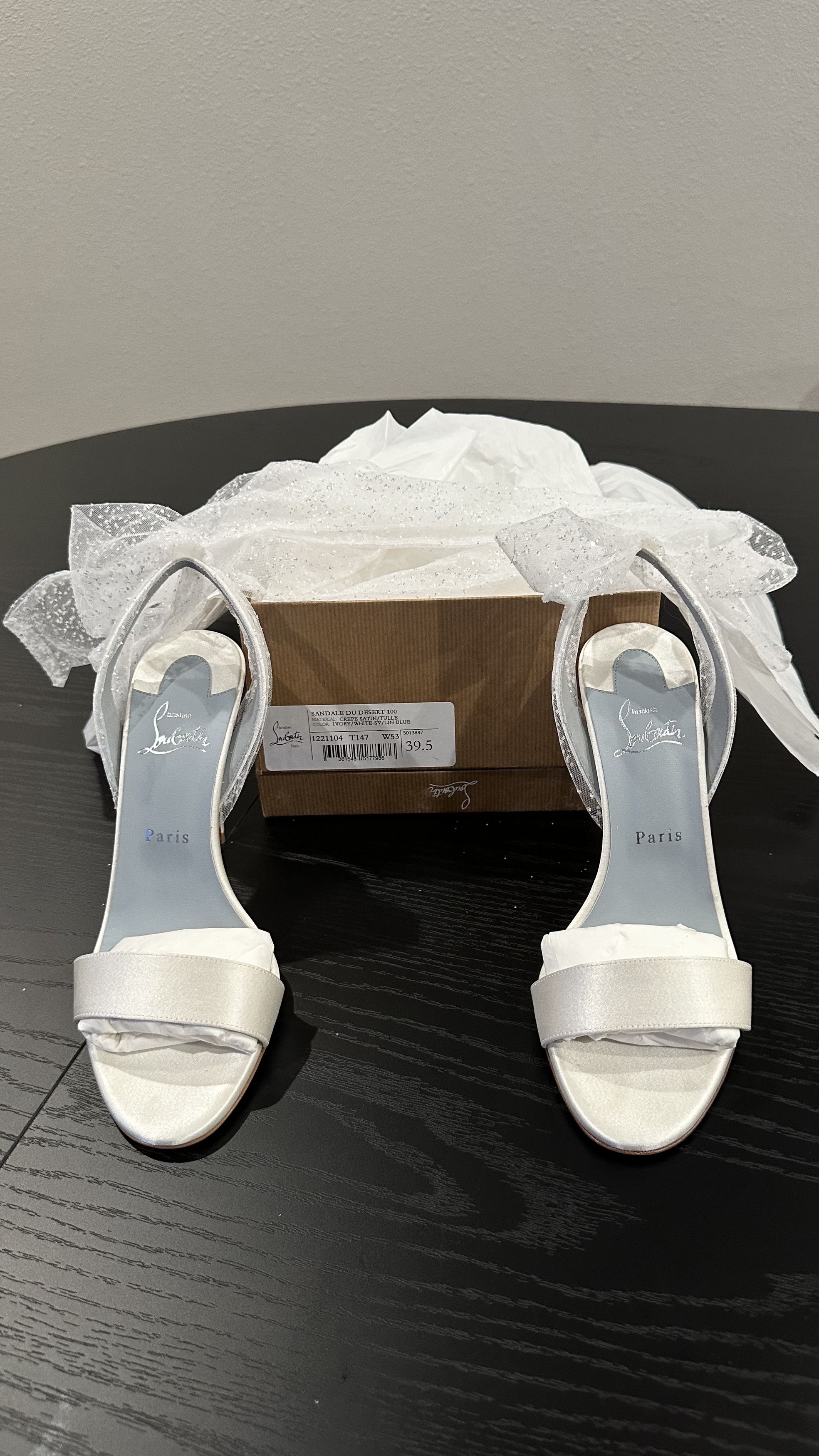 Christian Louboutin Sandale Du Desert 100 Size US 8.5 / IT 38.5 - 3 Thumbnail