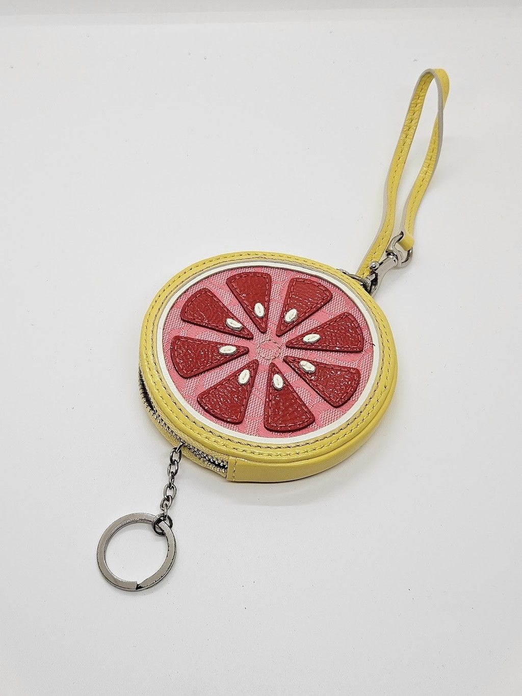 Coach Coach Grapefruit Coin Purse Wristlet Keychain Citrus Pouch Size ONE SIZE - 1 Thumbnail